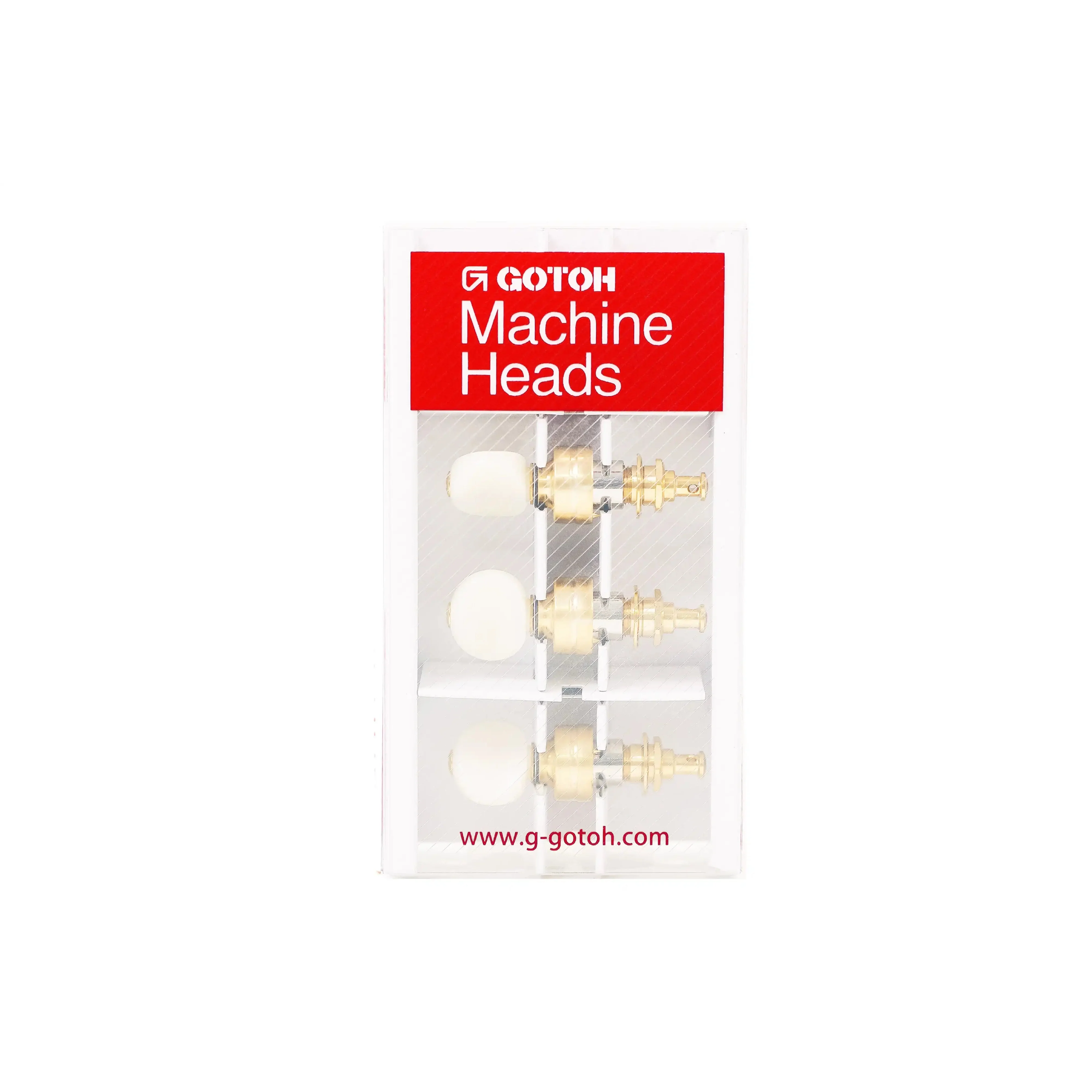 Gotoh UPTL Gold & White Planetary Ukulele Tuning Machines 1:4 Gear Ratio FULL SET of 4