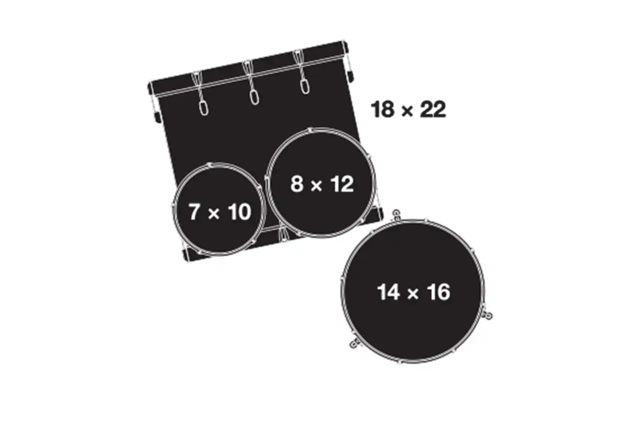 Gretsch RN2-E8246-VP Renown 4-Piece Drum Kit - Vintage Pearl - Image 2