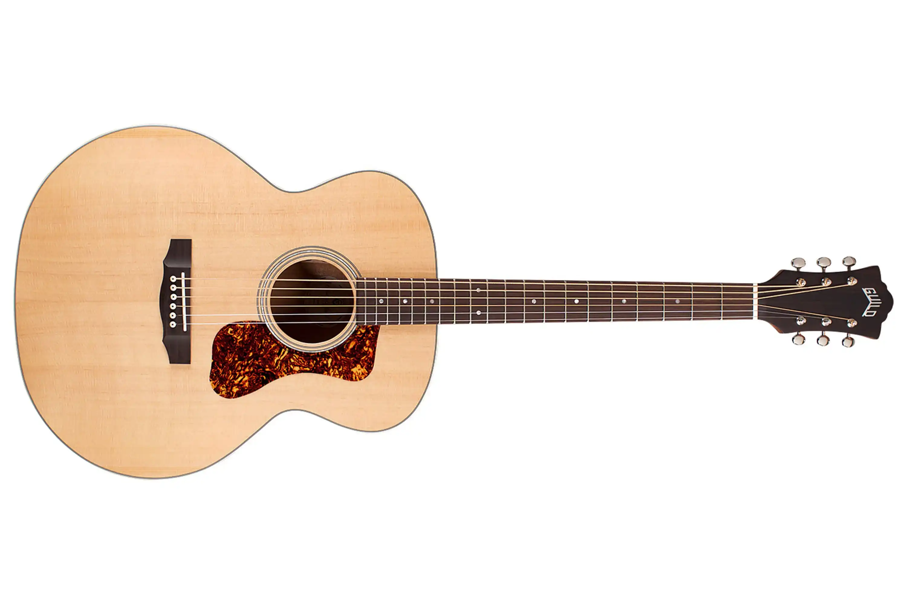 Guild BT-240E Natural Acoustic-Electric Baritone Guitar - Image 3