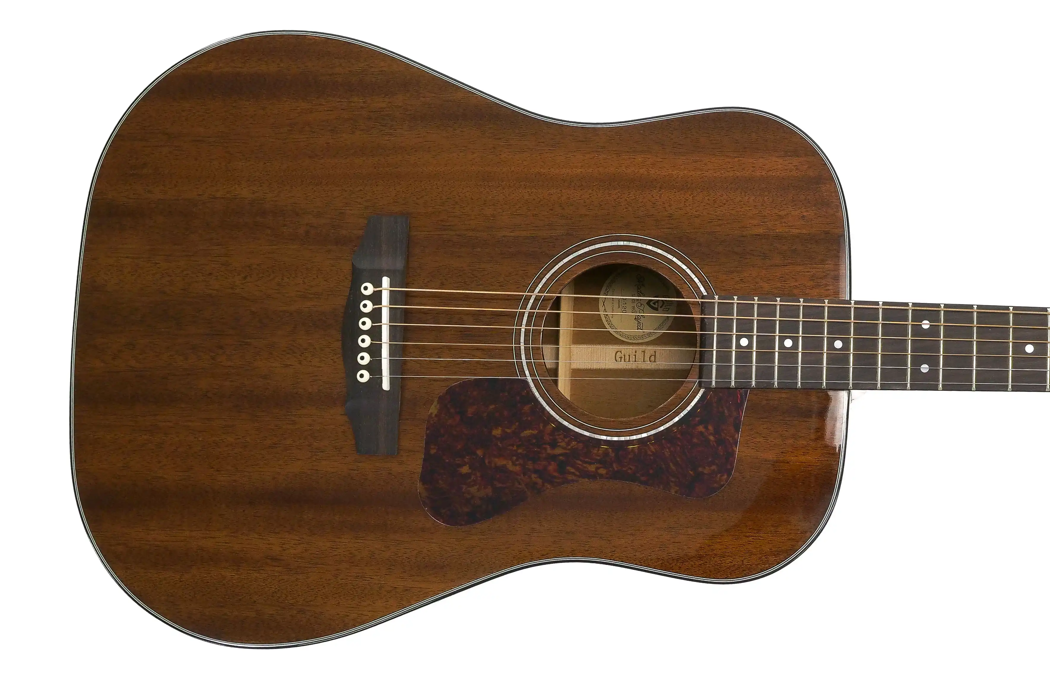 Guild D-120 Natural Acoustic Guitar Mahogany