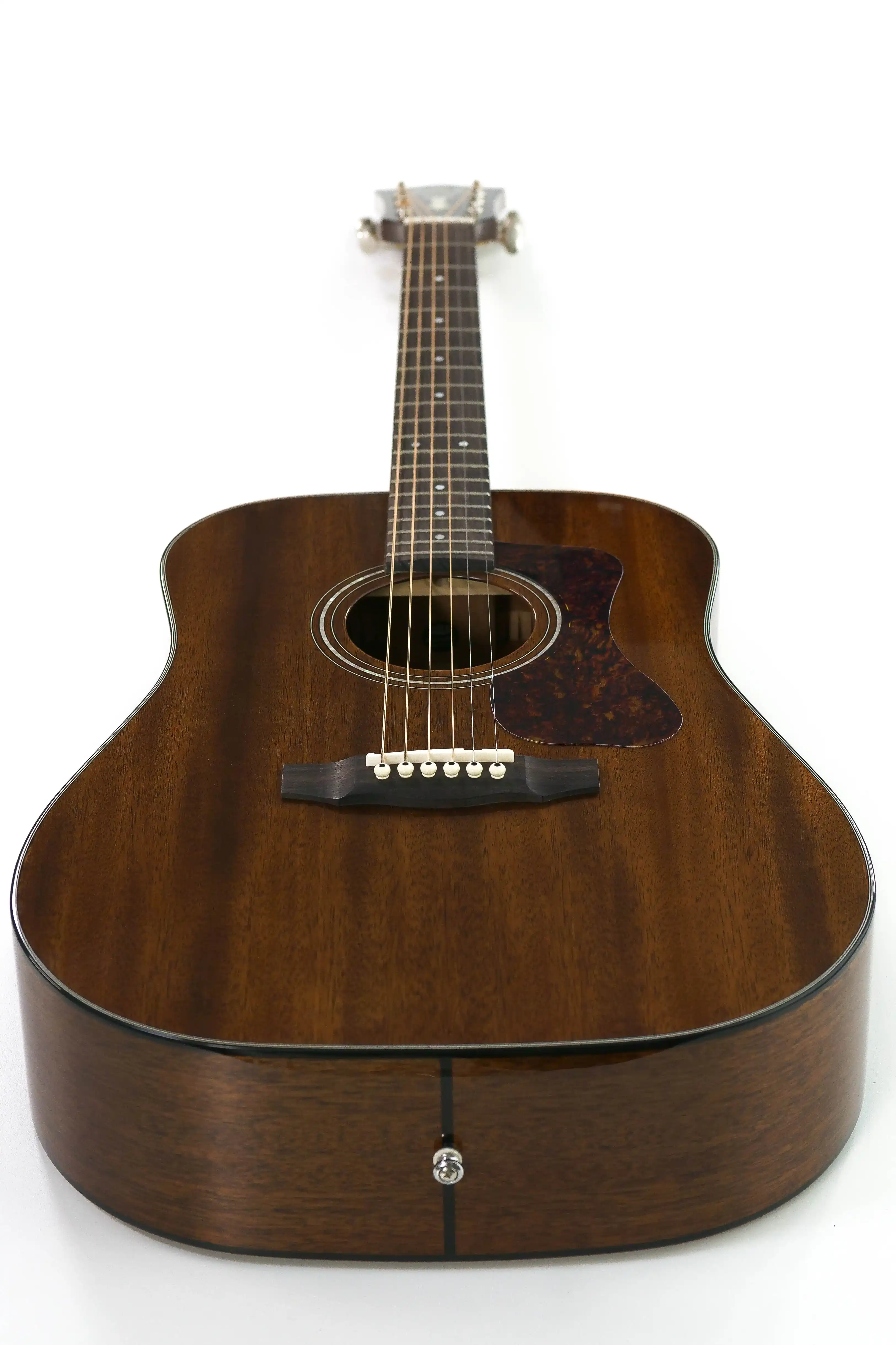 Guild D-120 Natural Acoustic Guitar Mahogany - Image 4