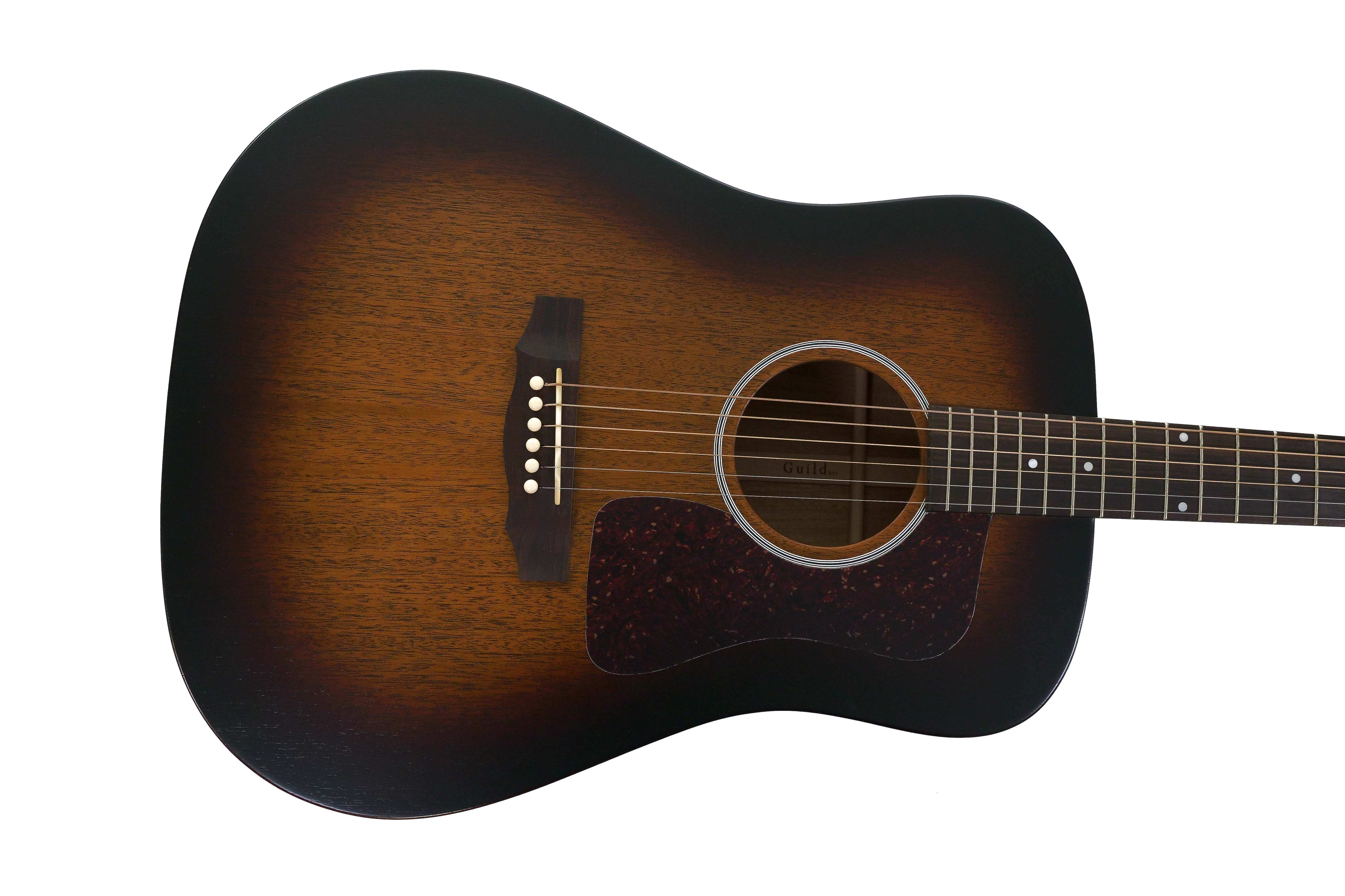 Guild D-20 VSB Vintage Sunburst Acoustic Guitar
