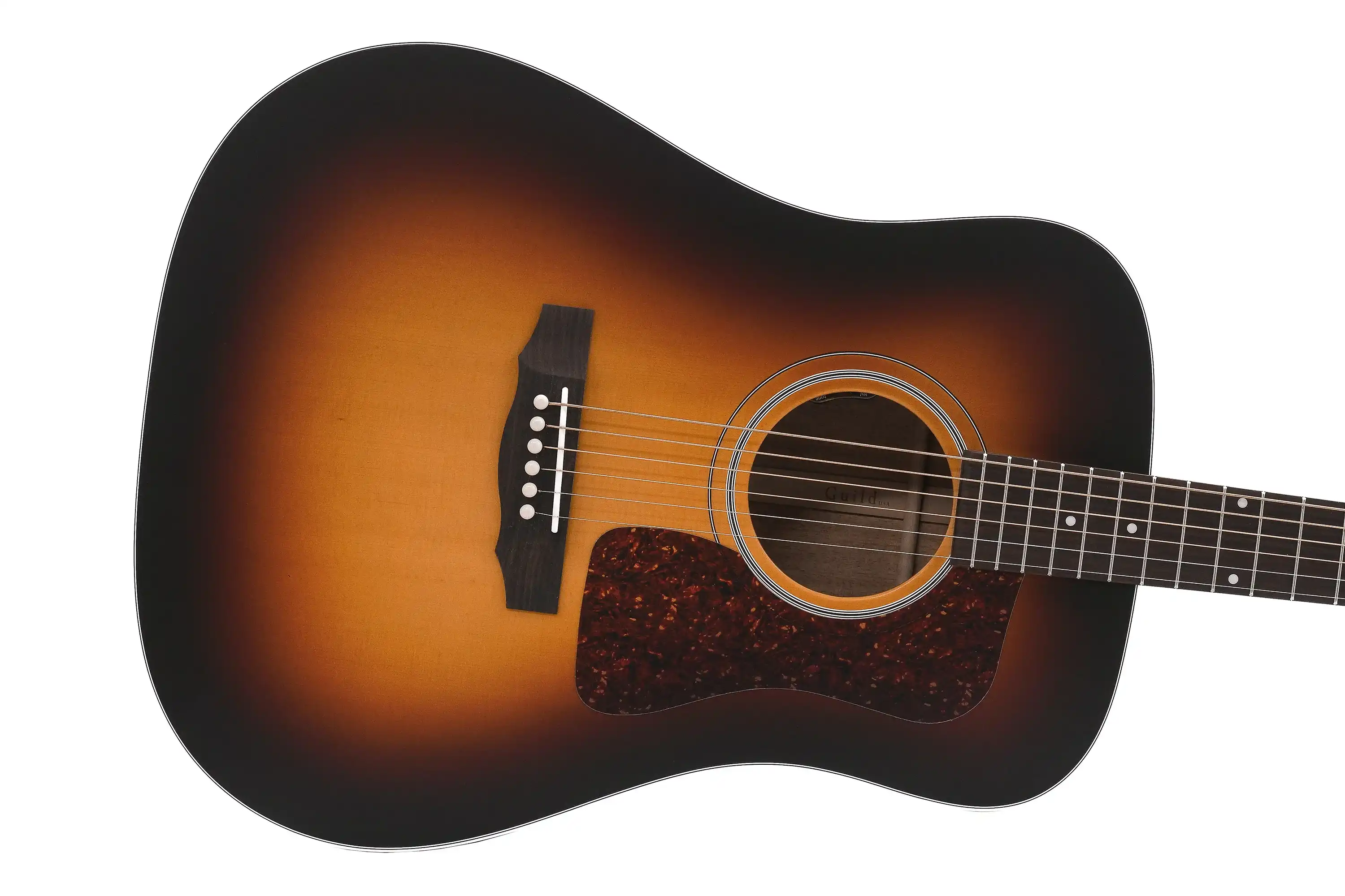 Guild D-40E Acoustic Electric Guitar - Antique Burst - Open Box