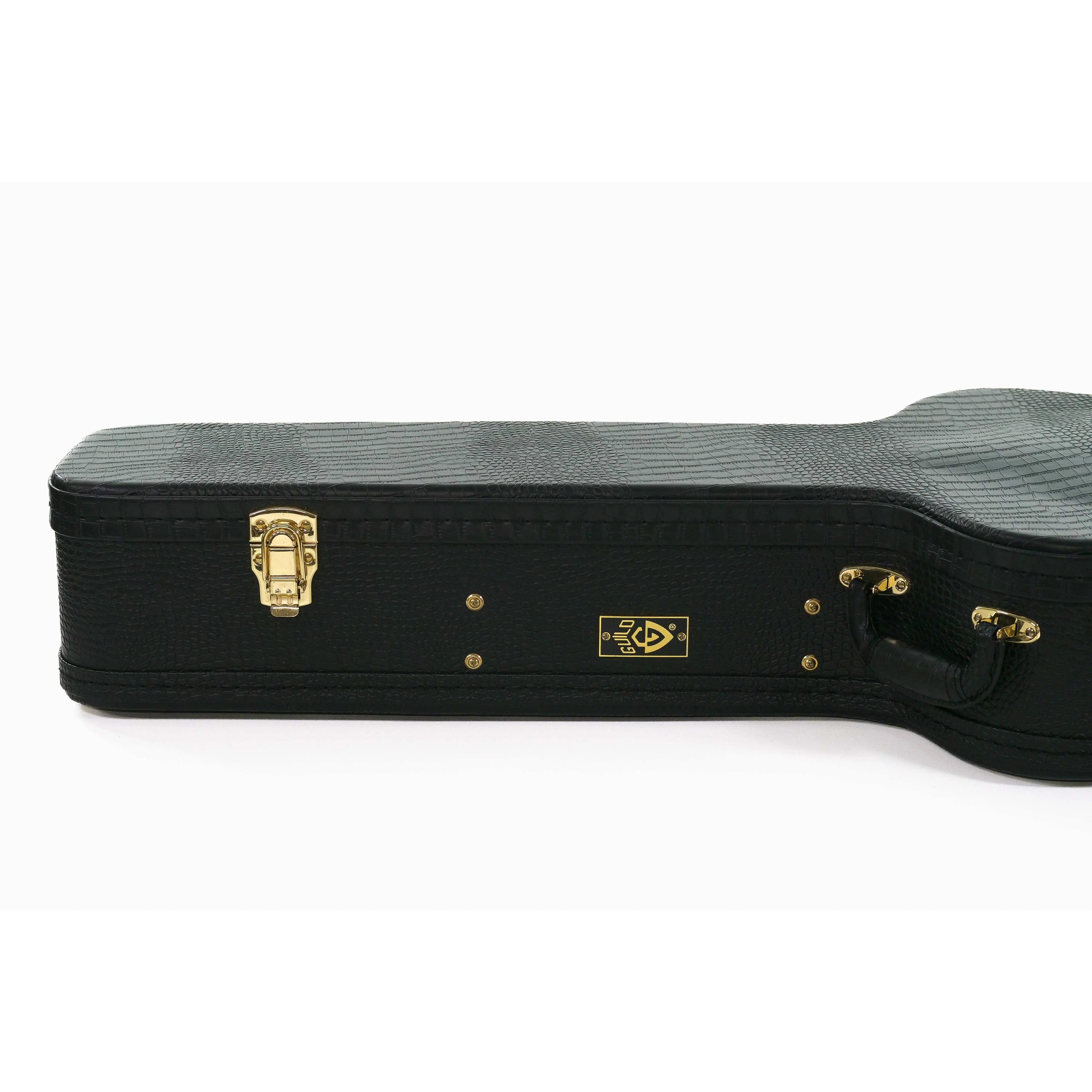 Guild F-55E Antique Burst Acoustic-Electric — USA-Made Closeout Bundle w/ Case & LR Baggs - Image 5