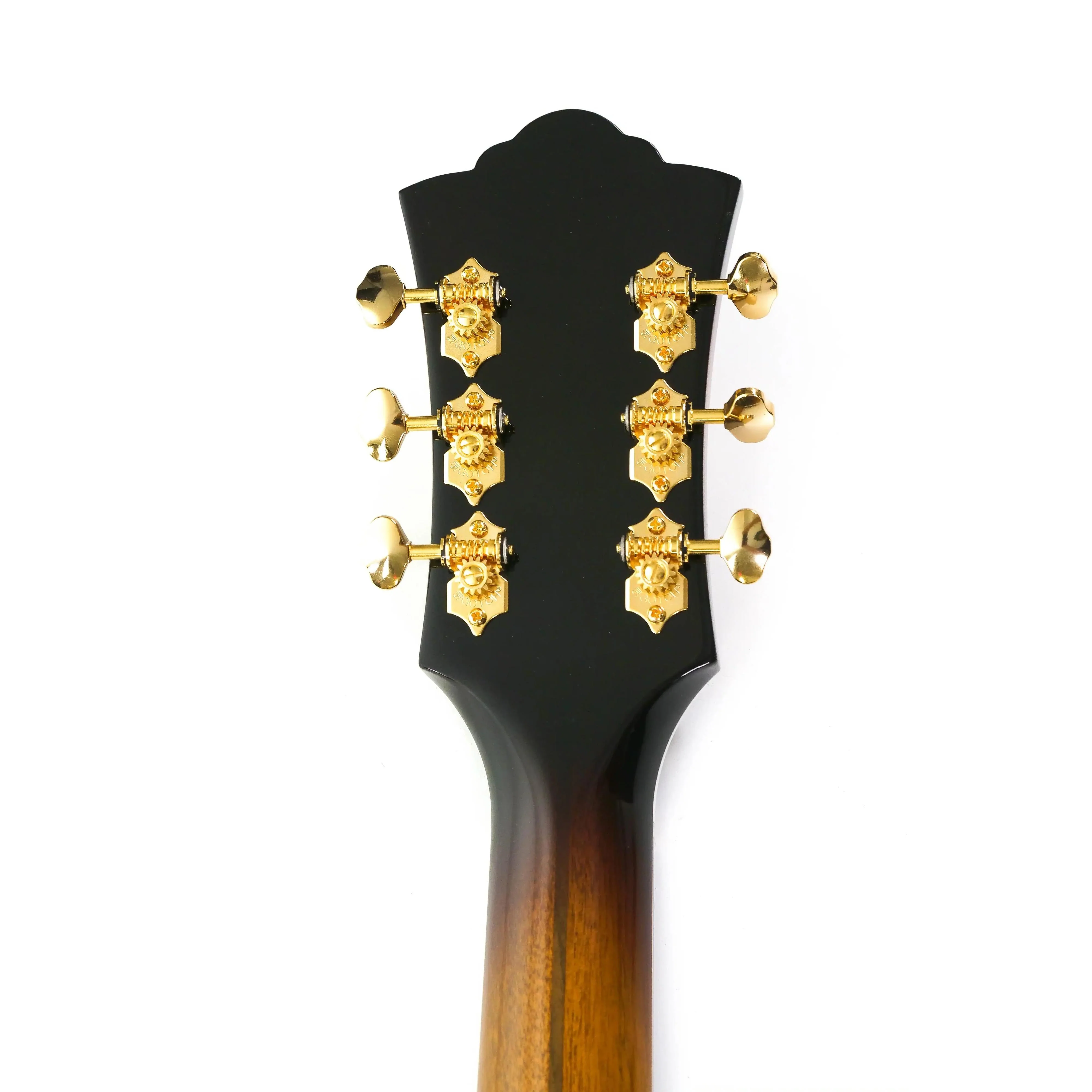 Guild F-55E Antique Burst Acoustic-Electric — USA-Made Closeout Bundle w/ Case & LR Baggs - Image 8