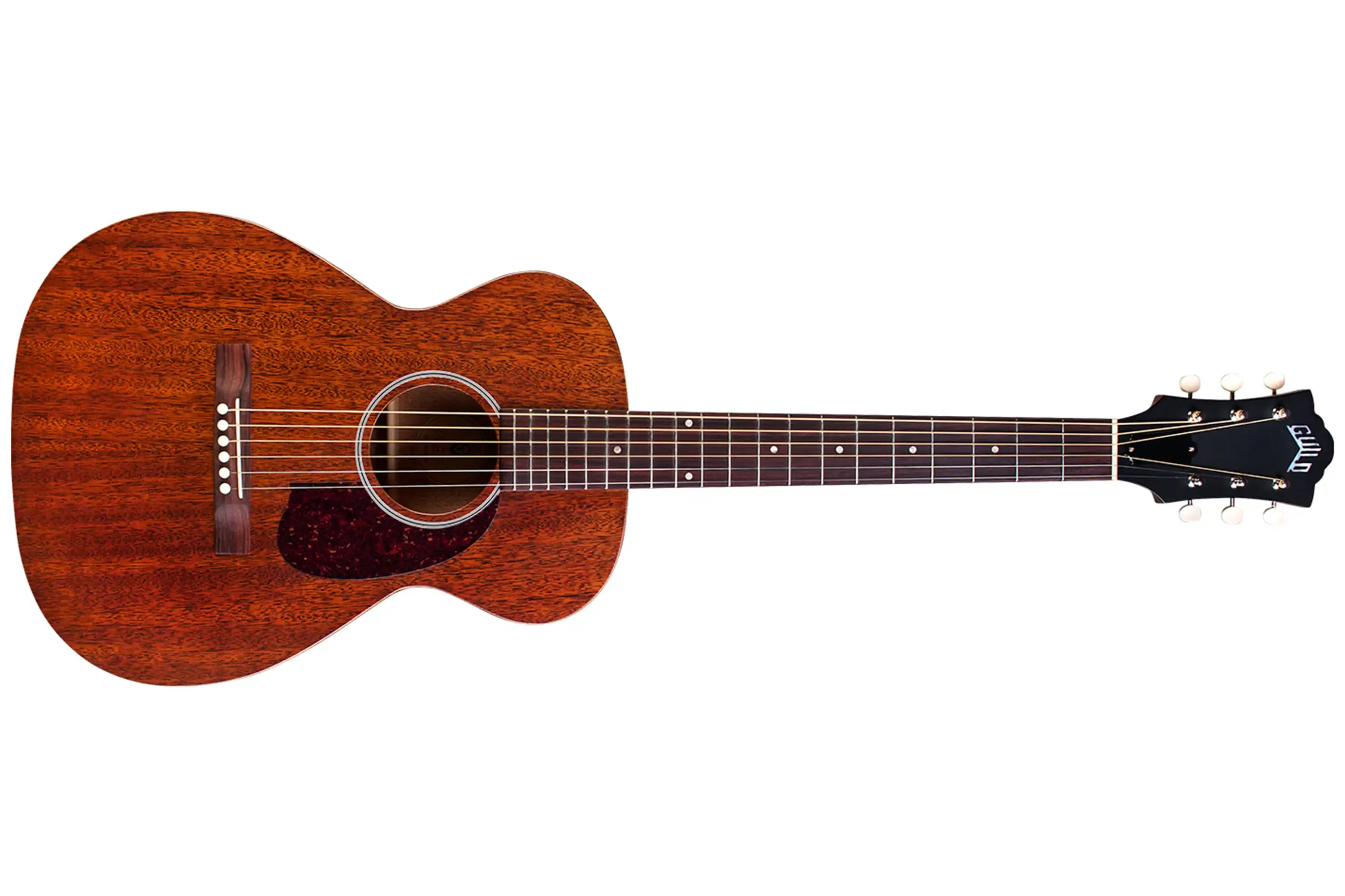 Guild M-20 Natural Acoustic Guitar Mahogany - Image 3