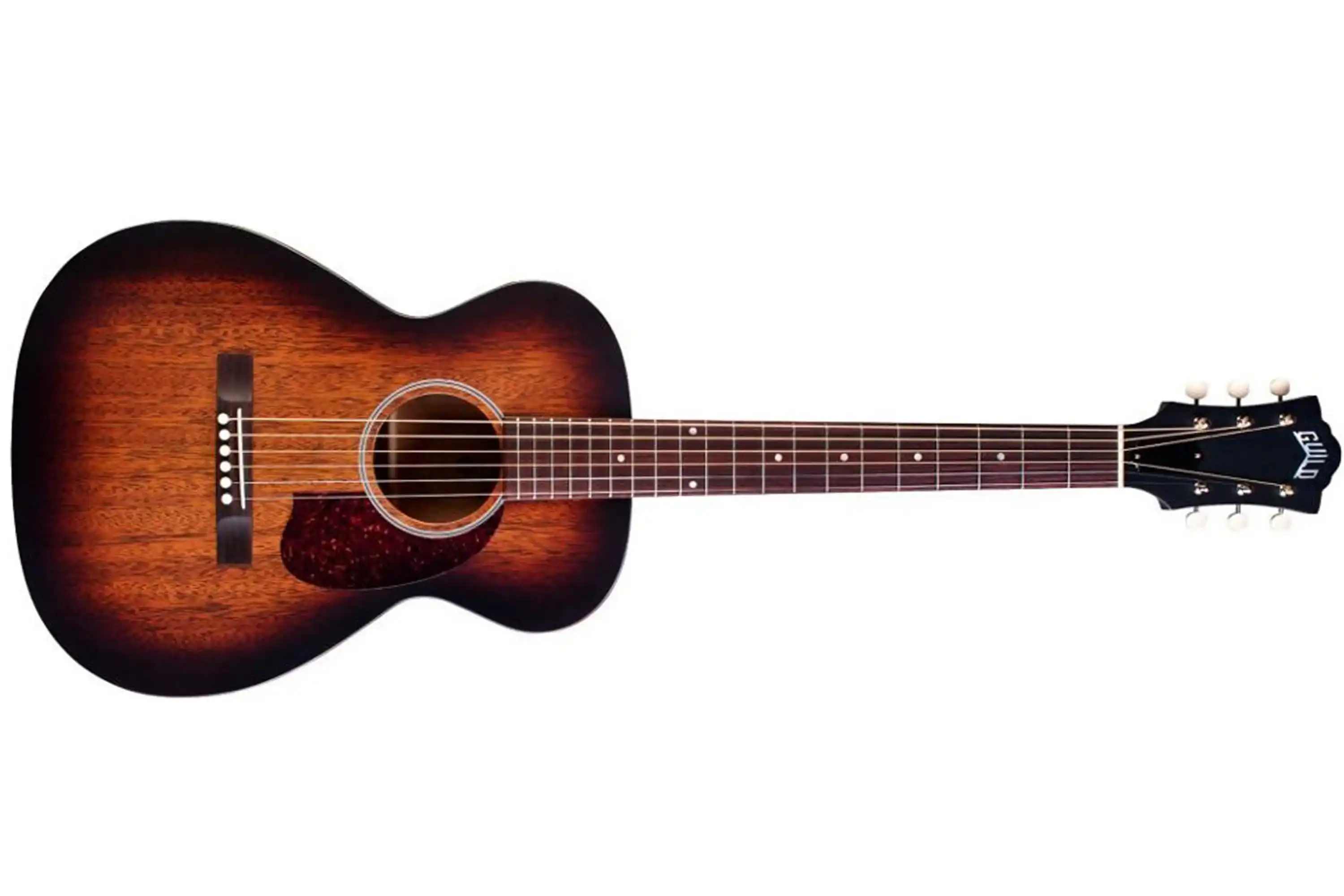 Guild M-20 Vintage Sunburst Concert Acoustic Guitar - Image 3