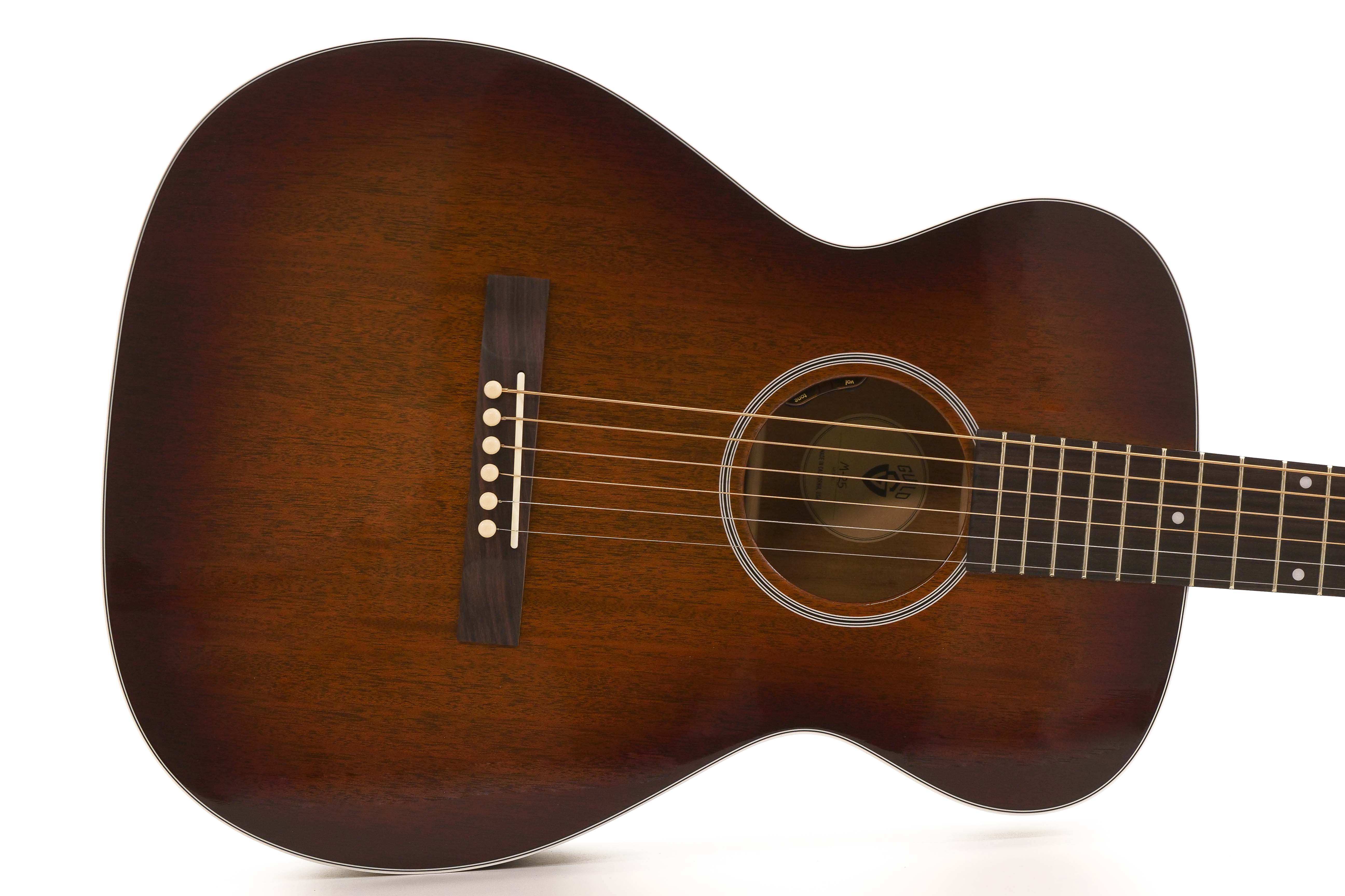 Guild M-25E California Burst Acoustic Guitar Mahogany