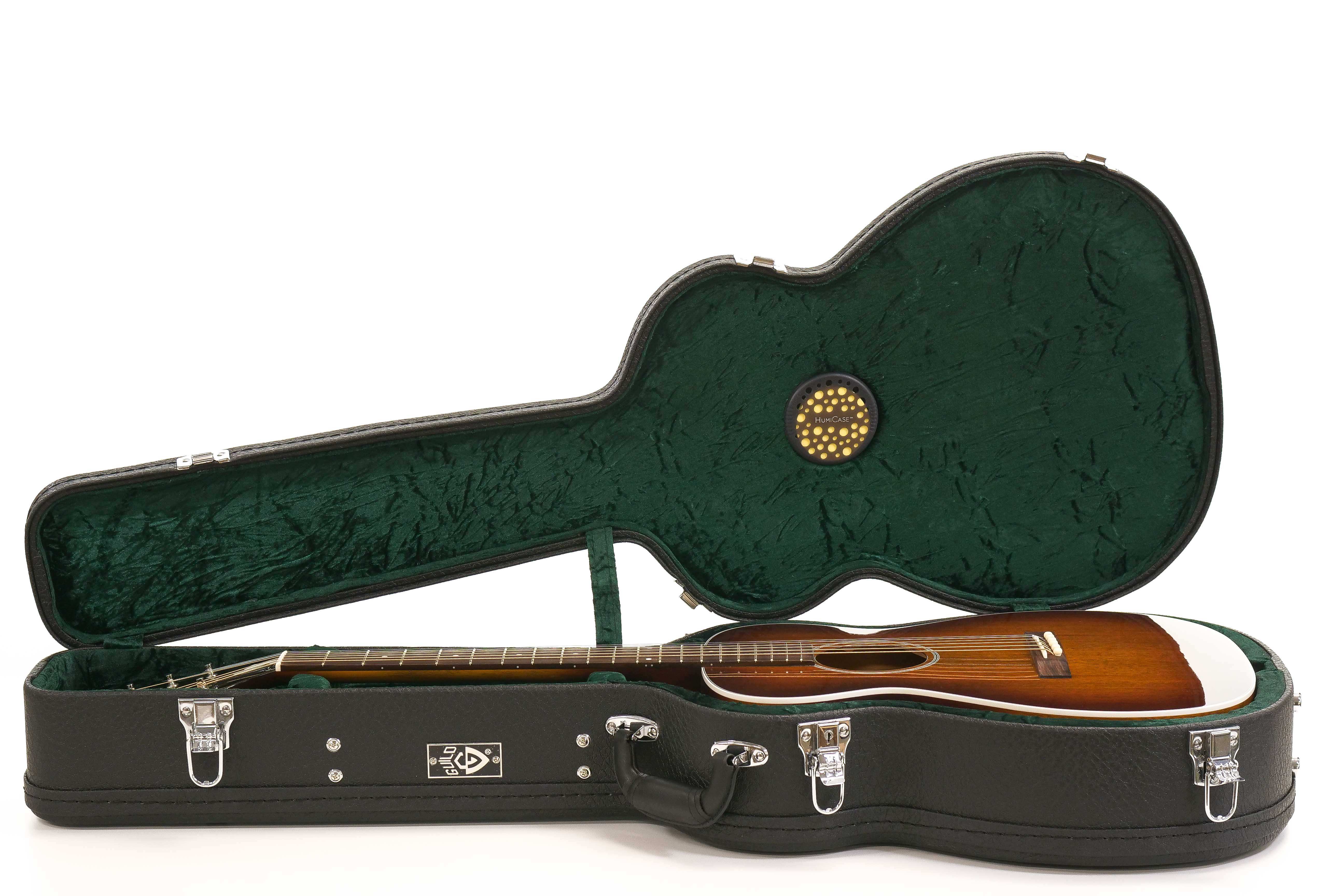 Guild M-25E California Burst Acoustic Guitar Mahogany - Image 5