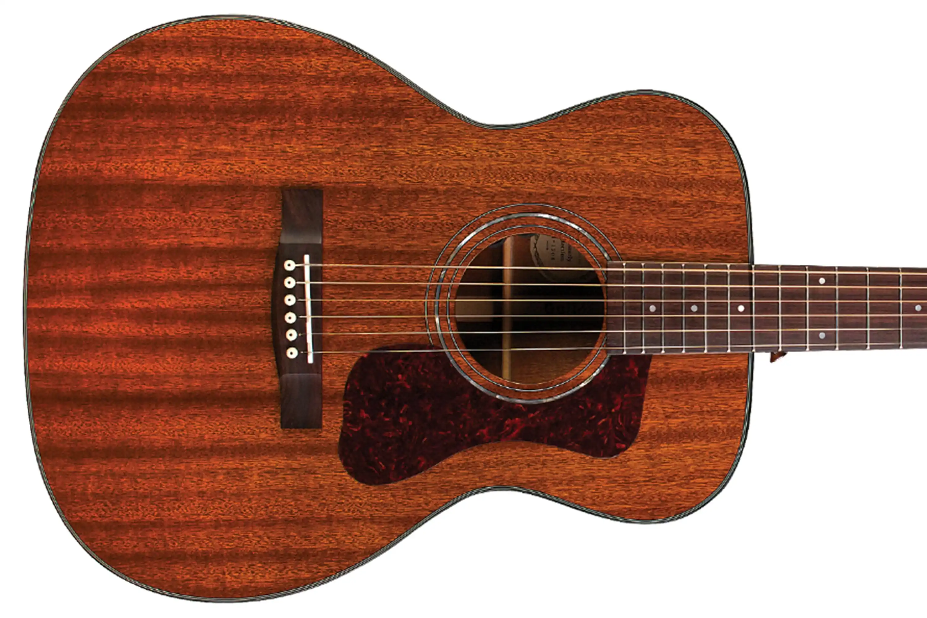 Guild OM-120 Natural Acoustic Guitar African Mahogany