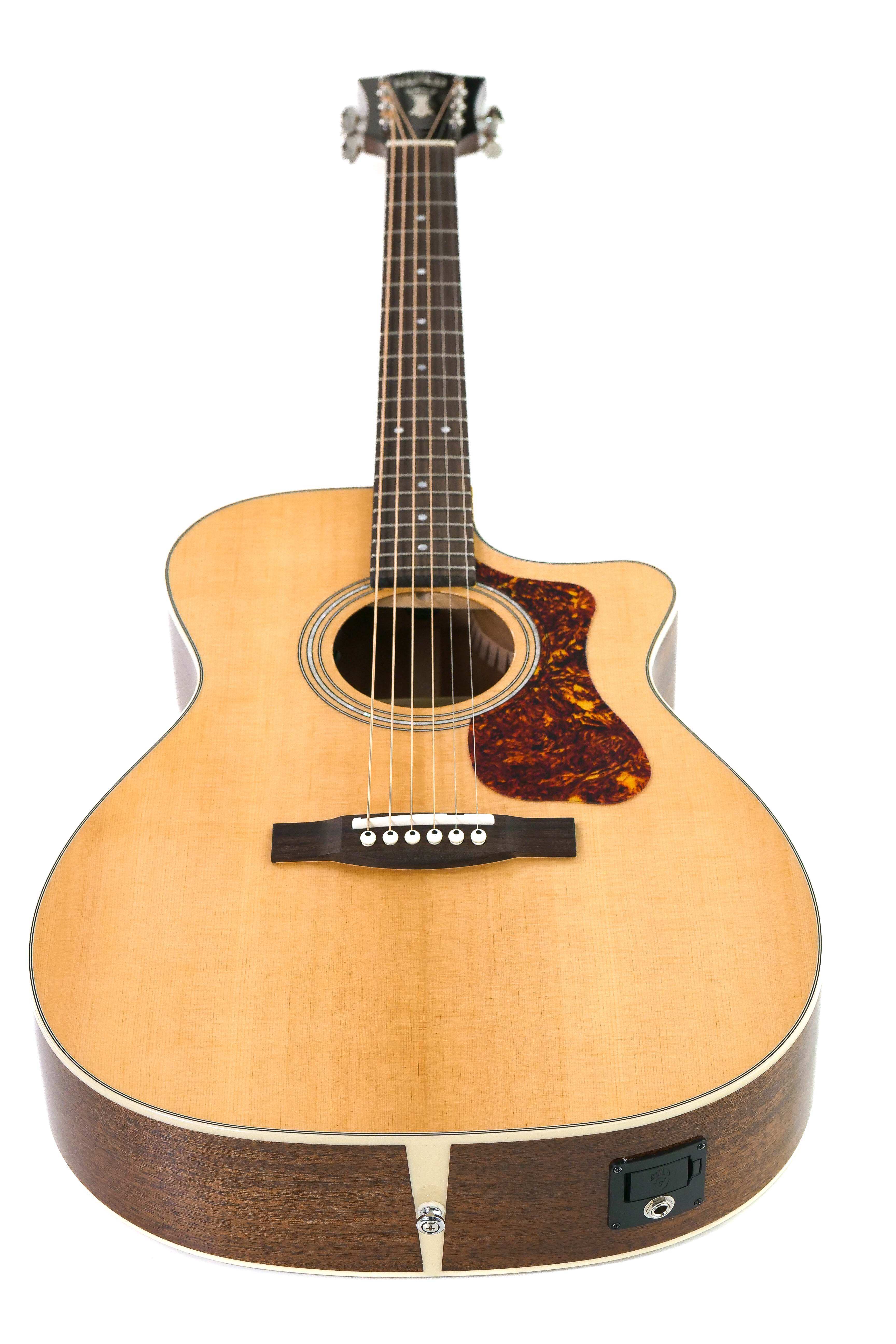 Guild OM-140CE Acoustic Guitar - Natural - Image 4