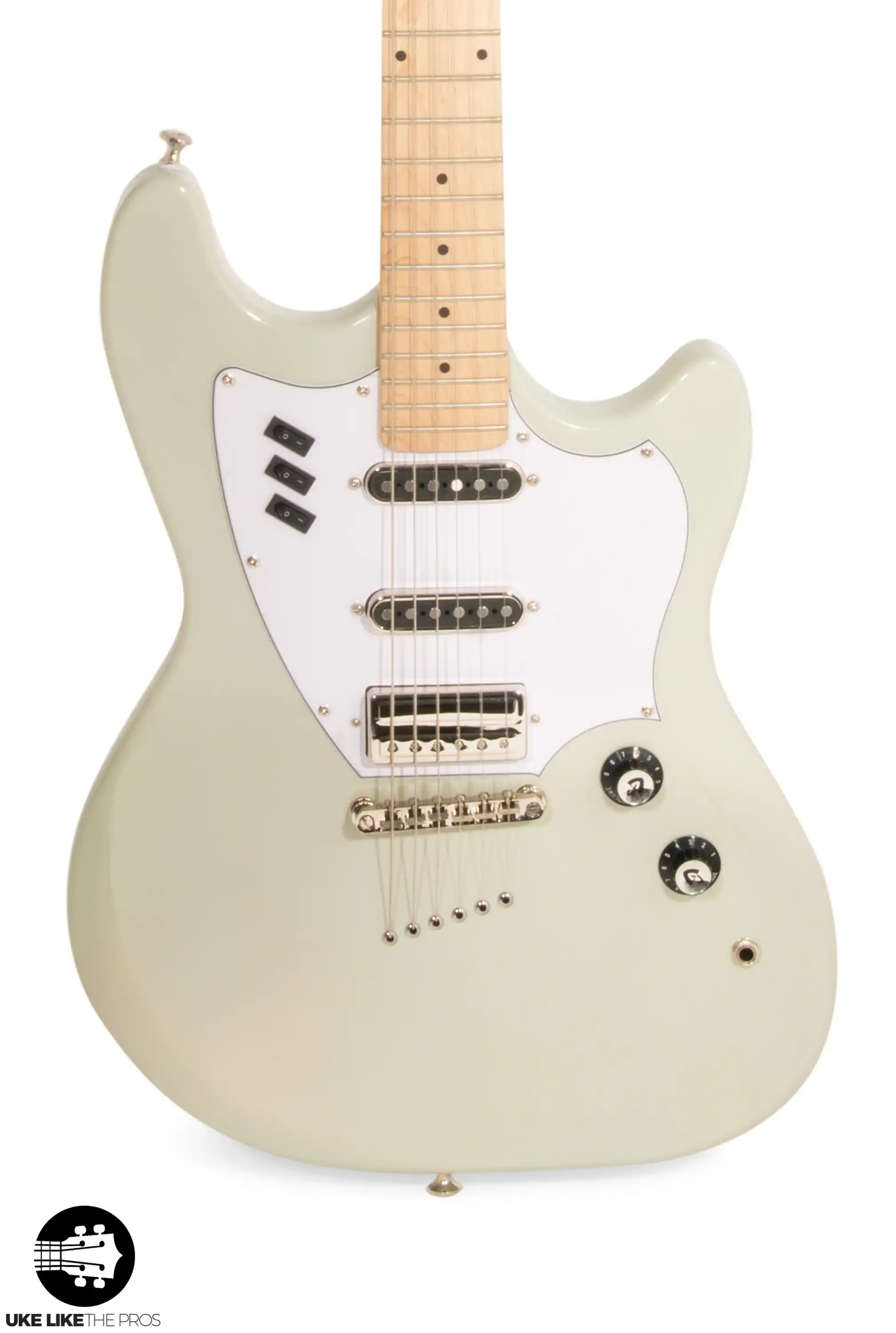 Guild Surfliner Electric Guitar White Sage - Image 7
