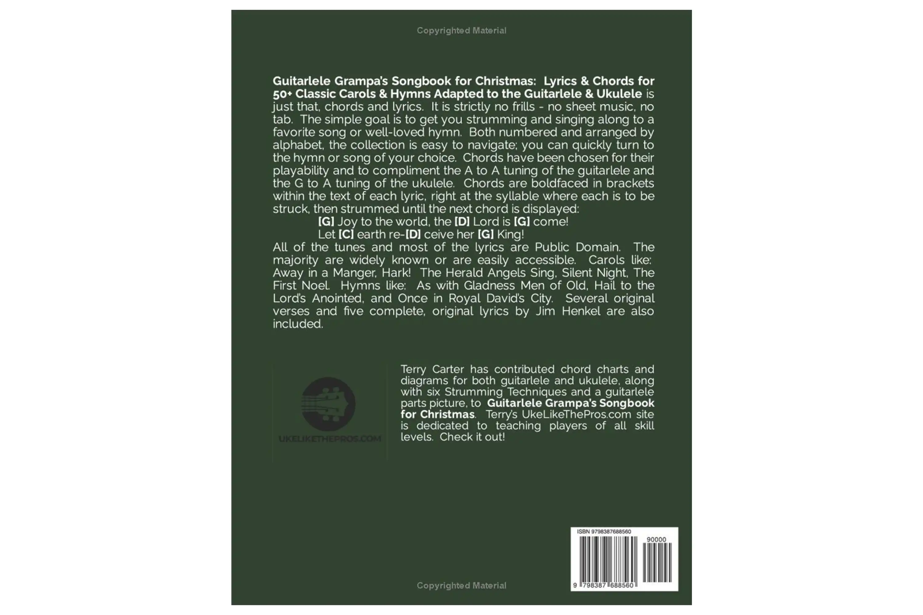 Guitarlele Grampa's Songbook for Christmas: Lyrics and Chords for 50+ Classic Carols and Hymns - Image 4