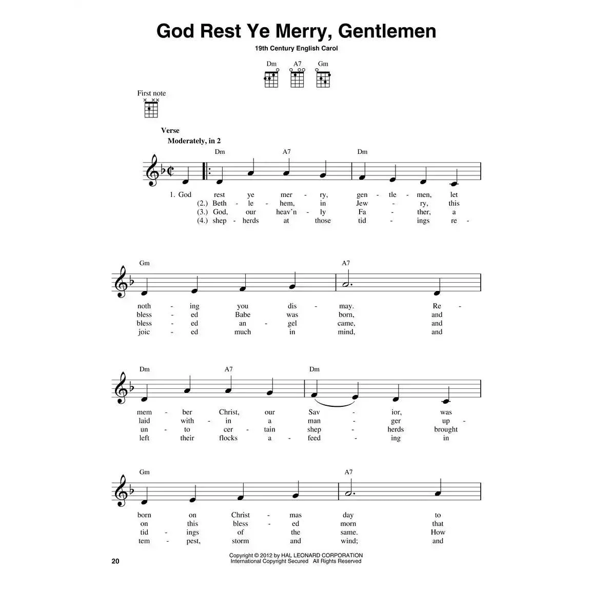 3 Chord Christmas Carols for Ukulele - Image 3