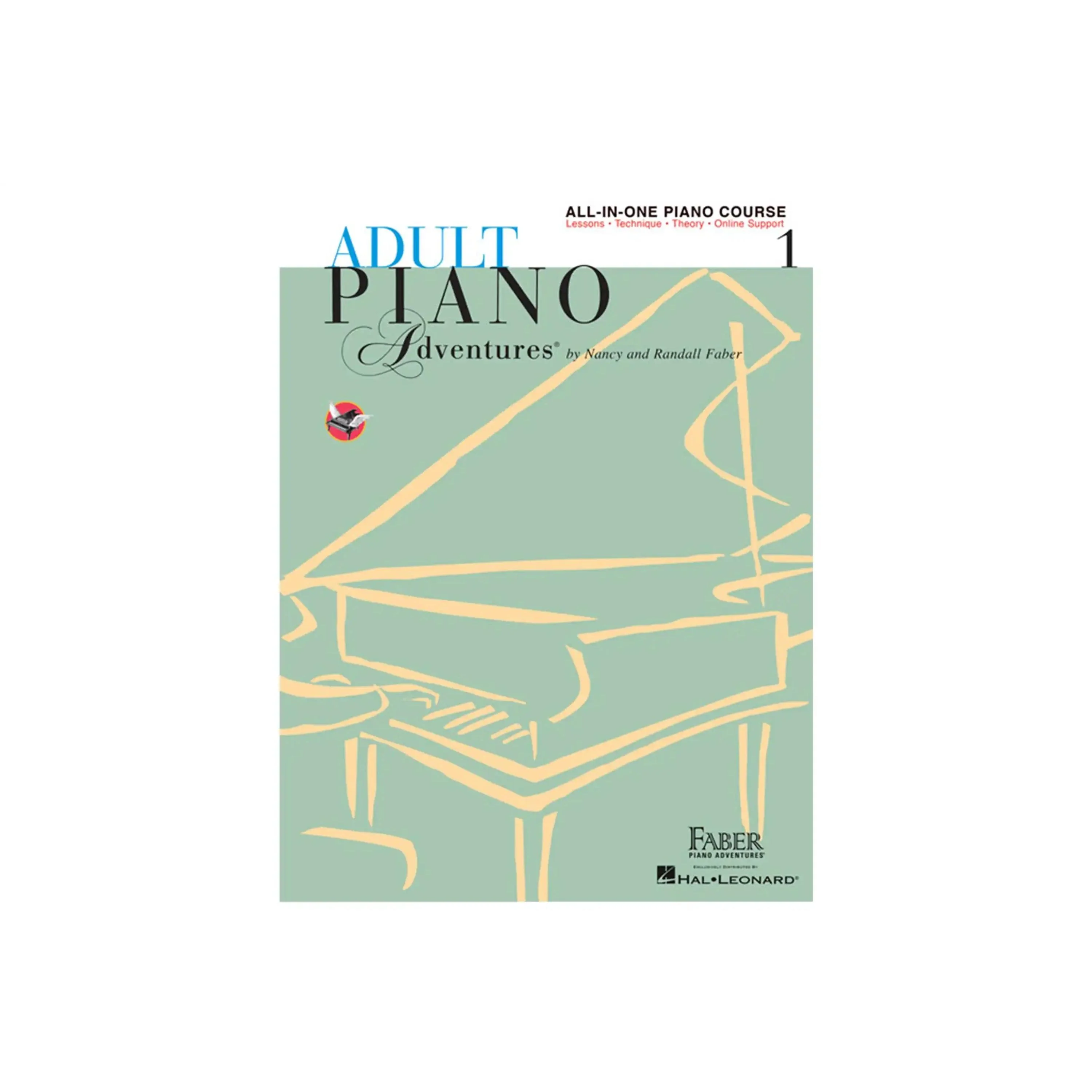 Hal Leonard Adult Piano Adventures All-In-One Piano Course Book 1