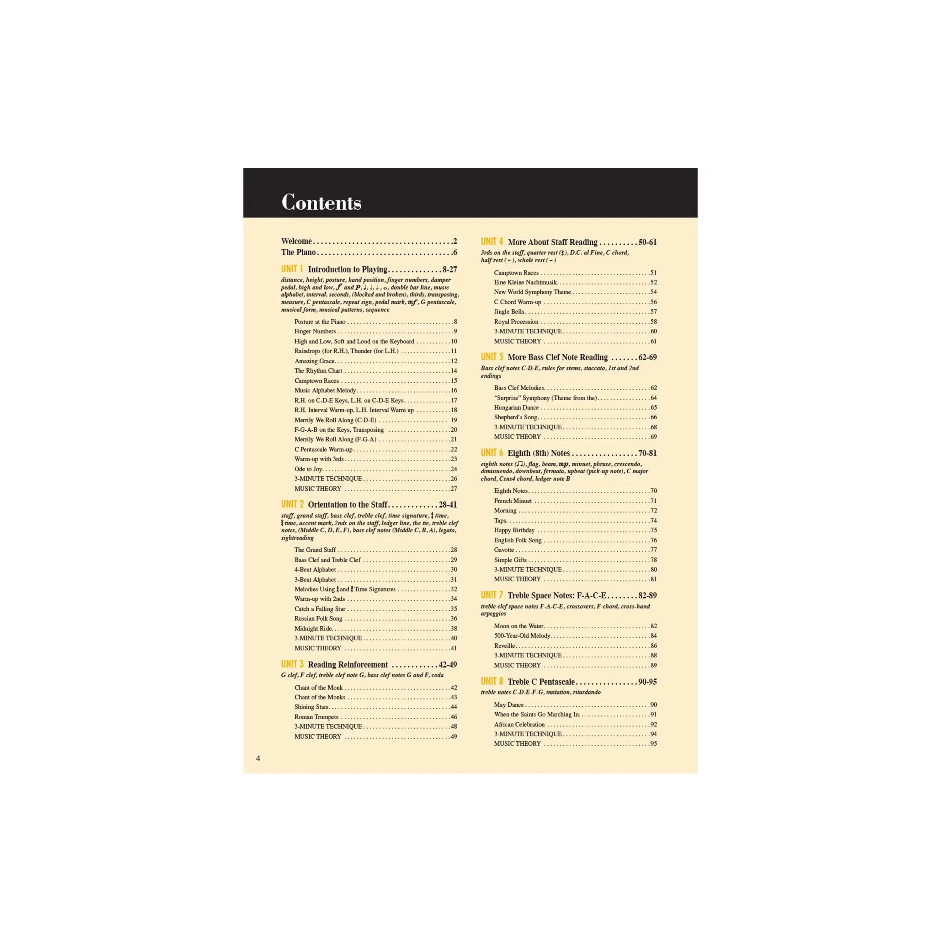Hal Leonard Adult Piano Adventures All-In-One Piano Course Book 1 - Image 3