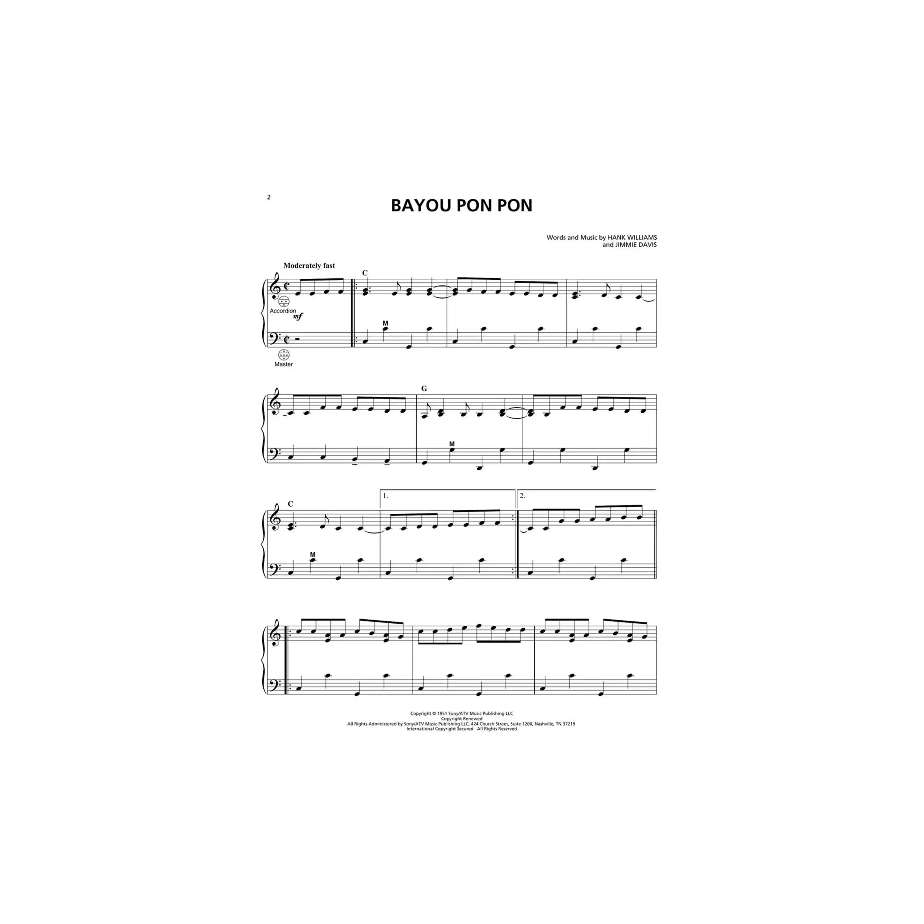 Hal Leonard Cajun & Zydeco Classics For Accordion Softcover Book - Image 3
