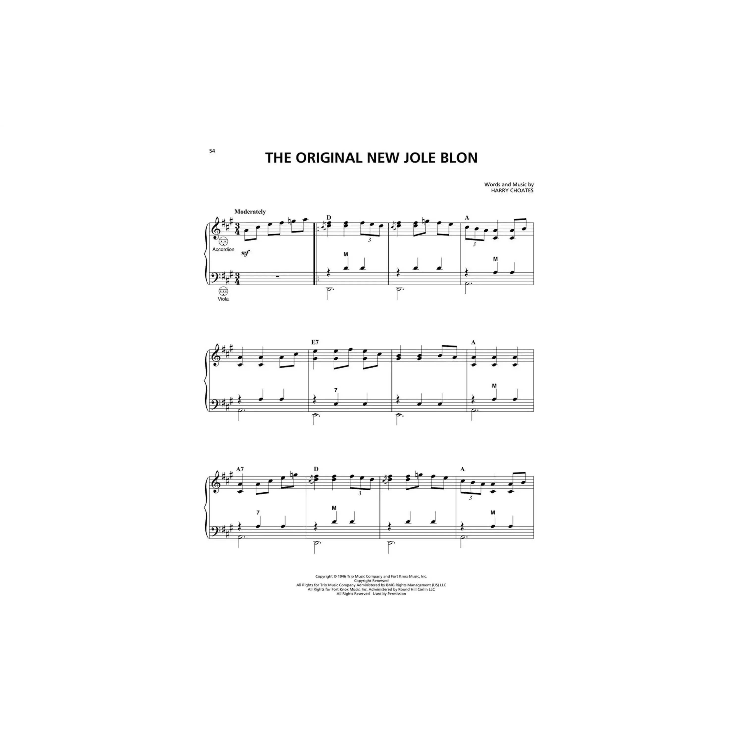 Hal Leonard Cajun & Zydeco Classics For Accordion Softcover Book - Image 5