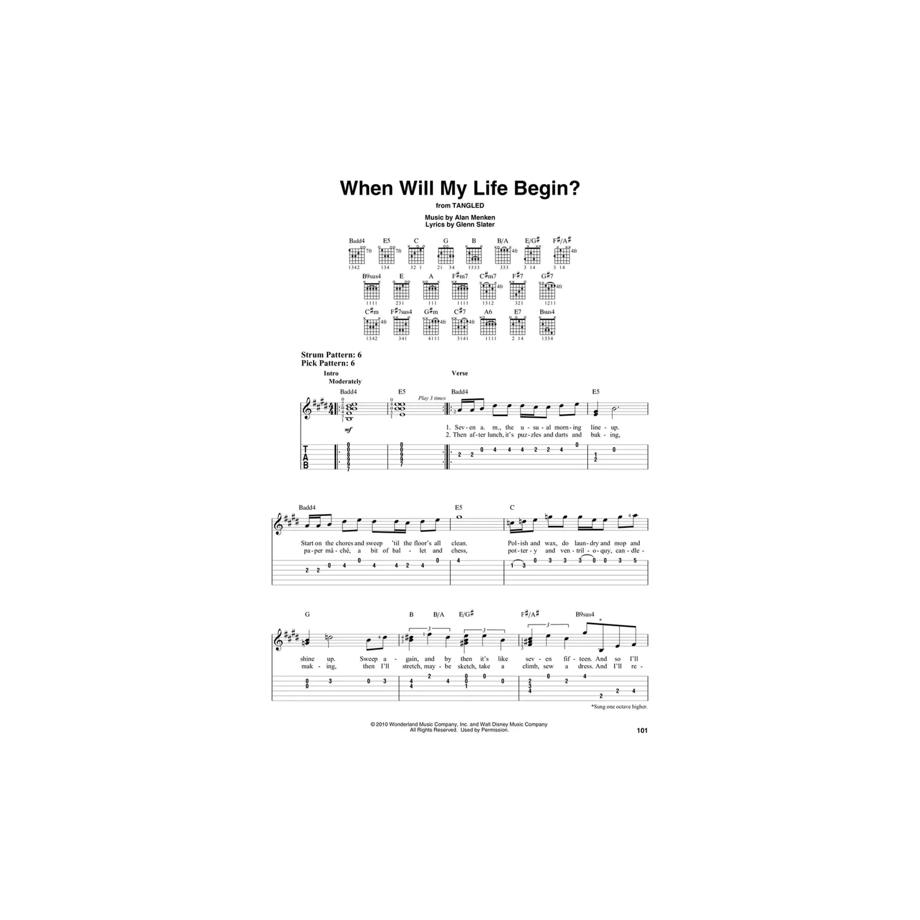 Hal Leonard Contemporary Disney Guitar Book - Image 5