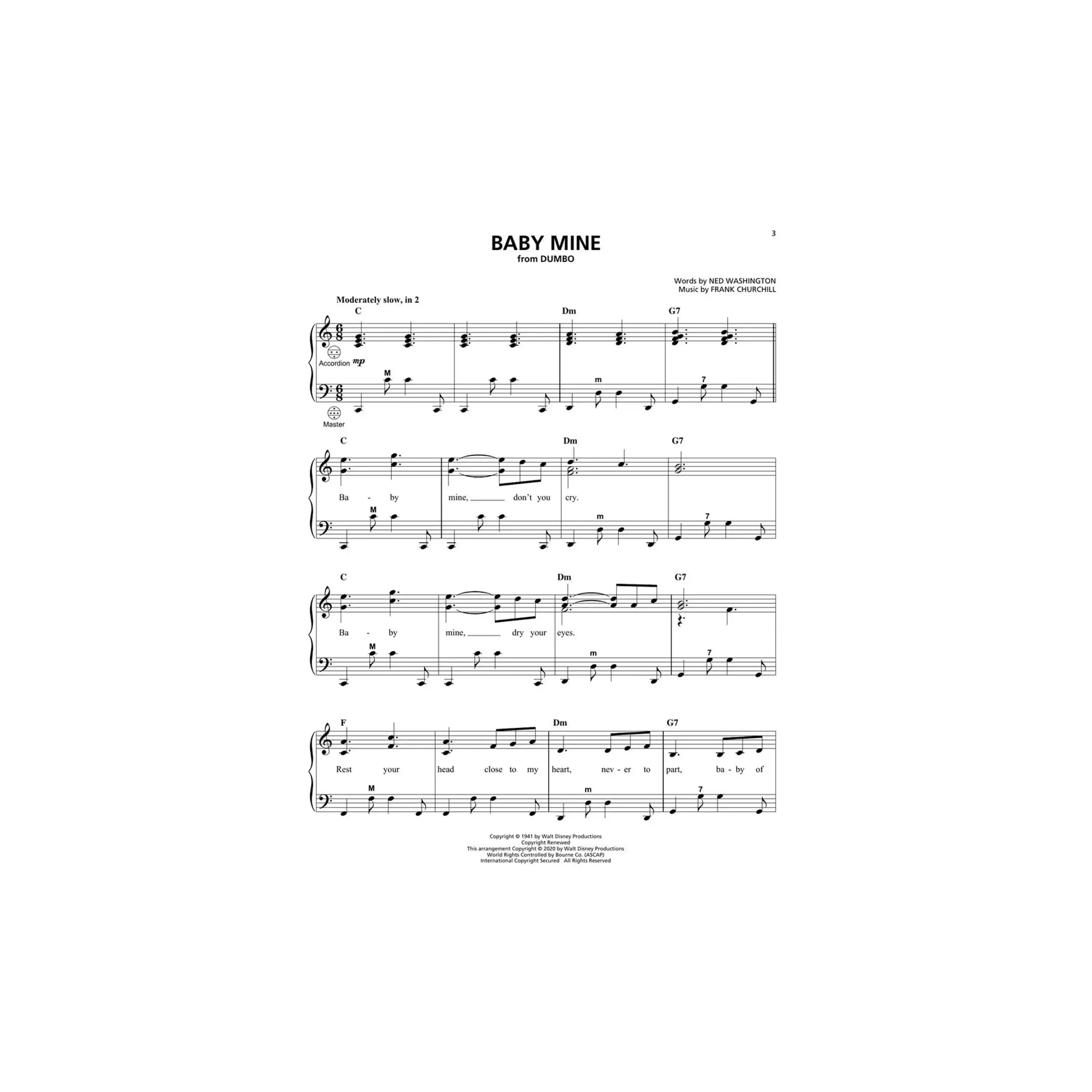 Hal Leonard Disney Favorites for Accordion Softcover Book - Image 3