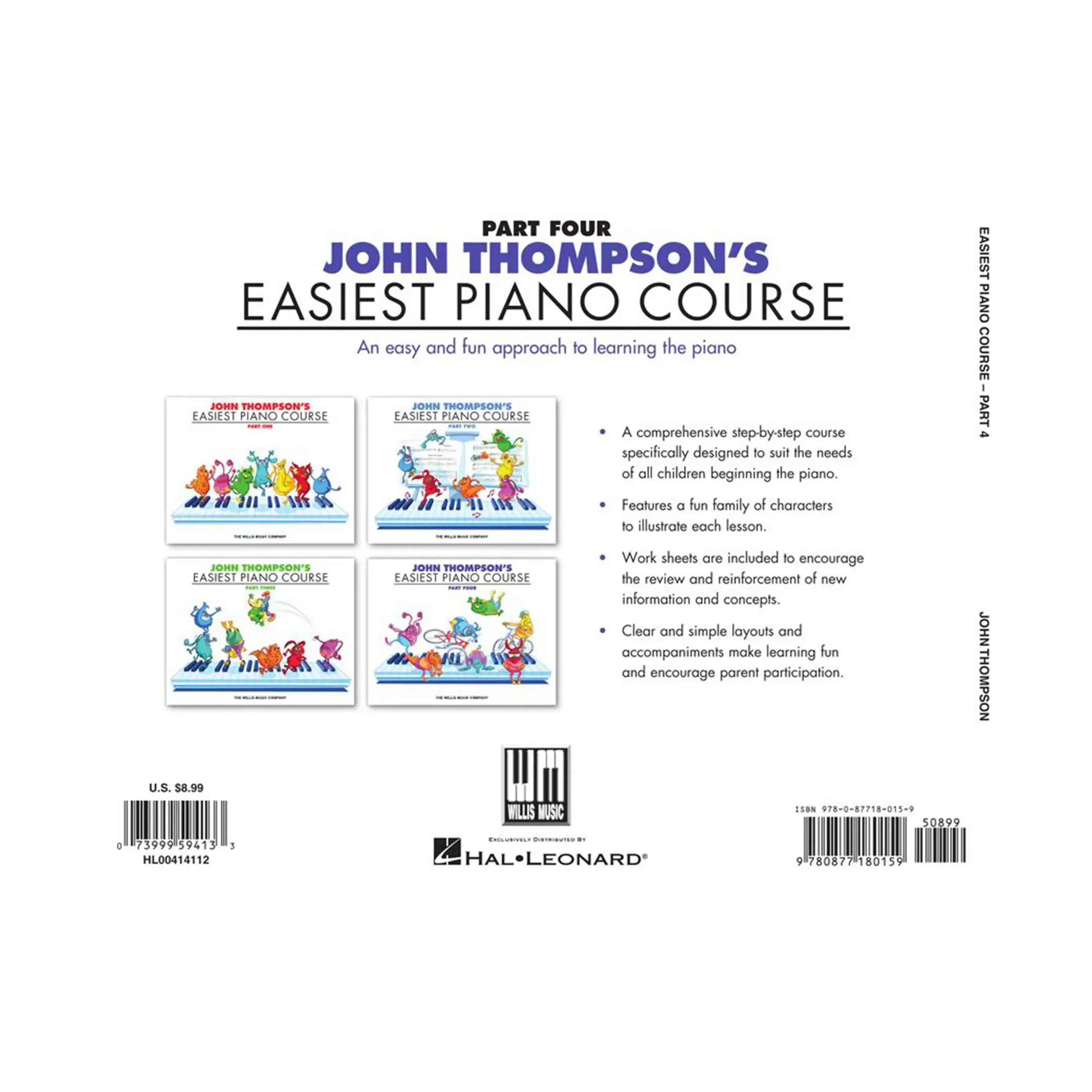 John Thompson's Easiest Piano Course - Part 4 – Book Only - Image 5