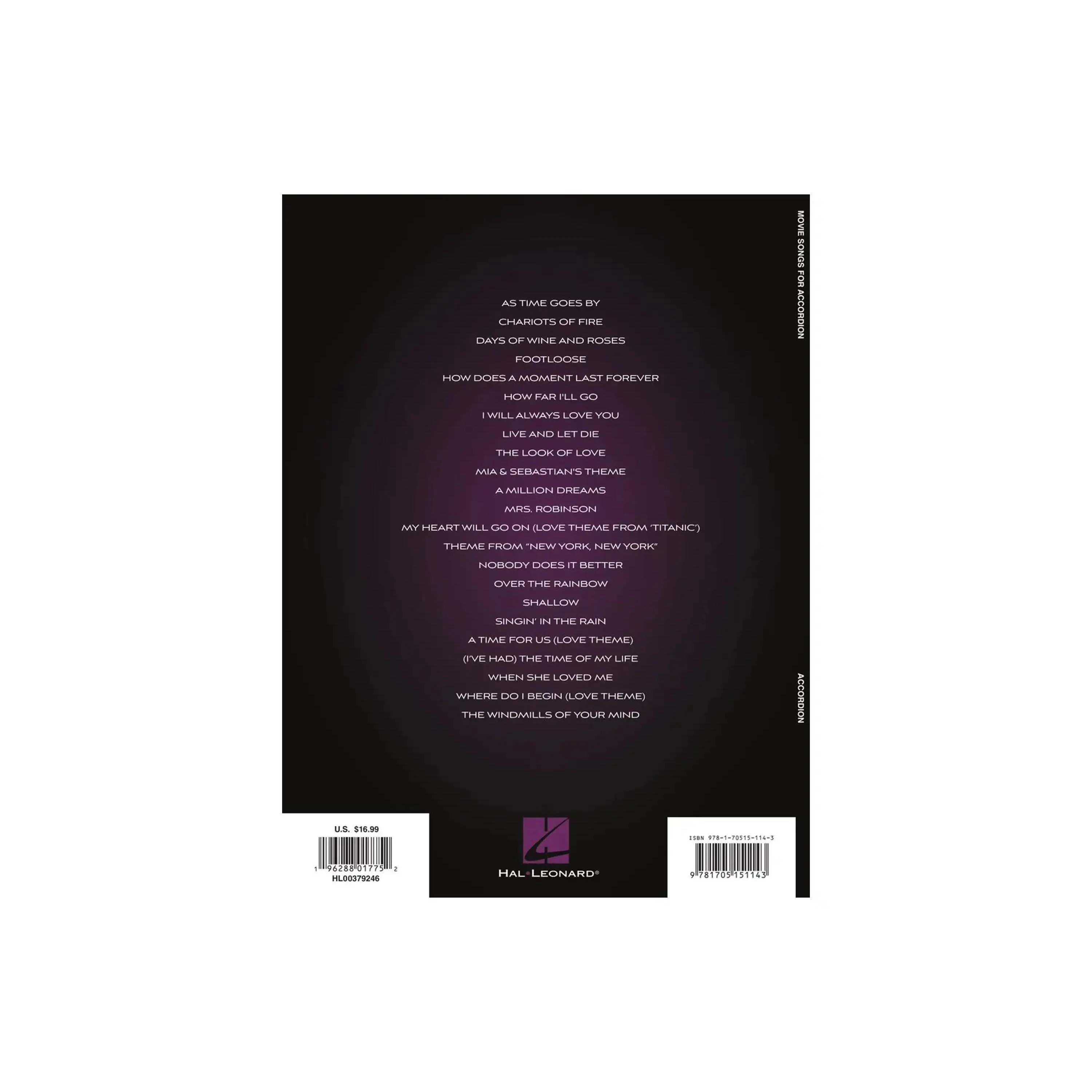 Hal Leonard Movie Songs For Accordion Softcover Book - Image 6
