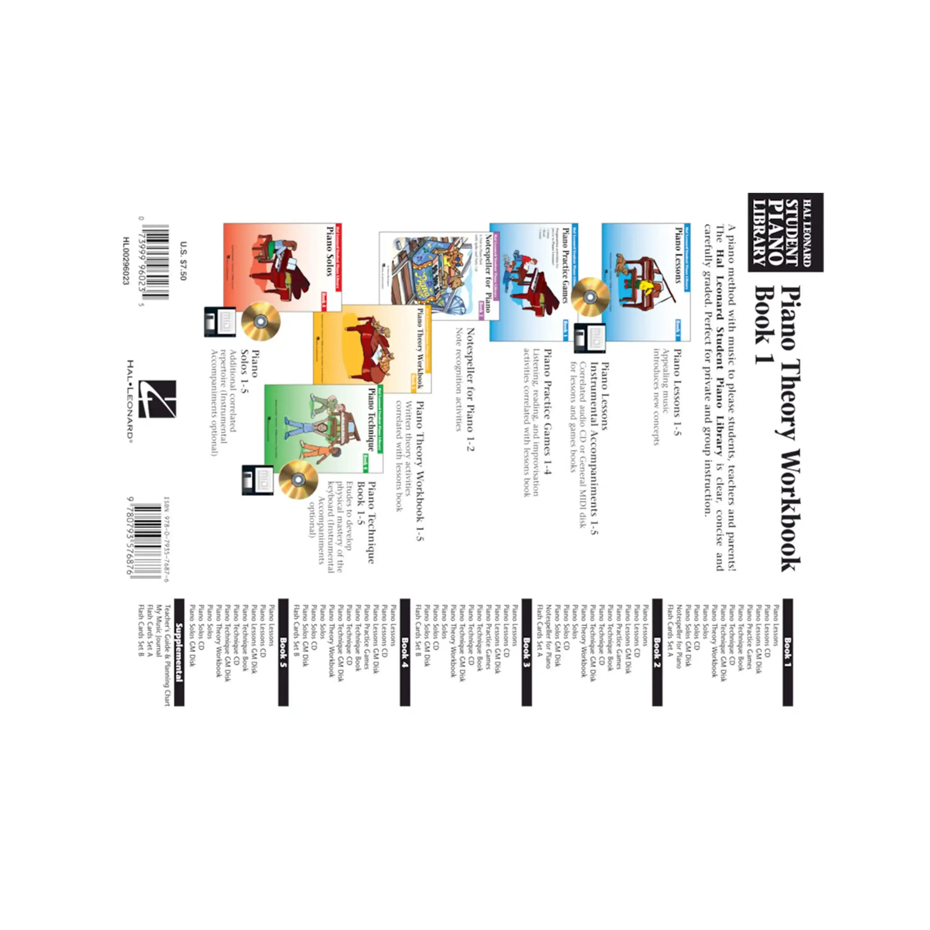 Hal Leonard Piano Theory Workbook 1 - Student Piano Library - Image 6