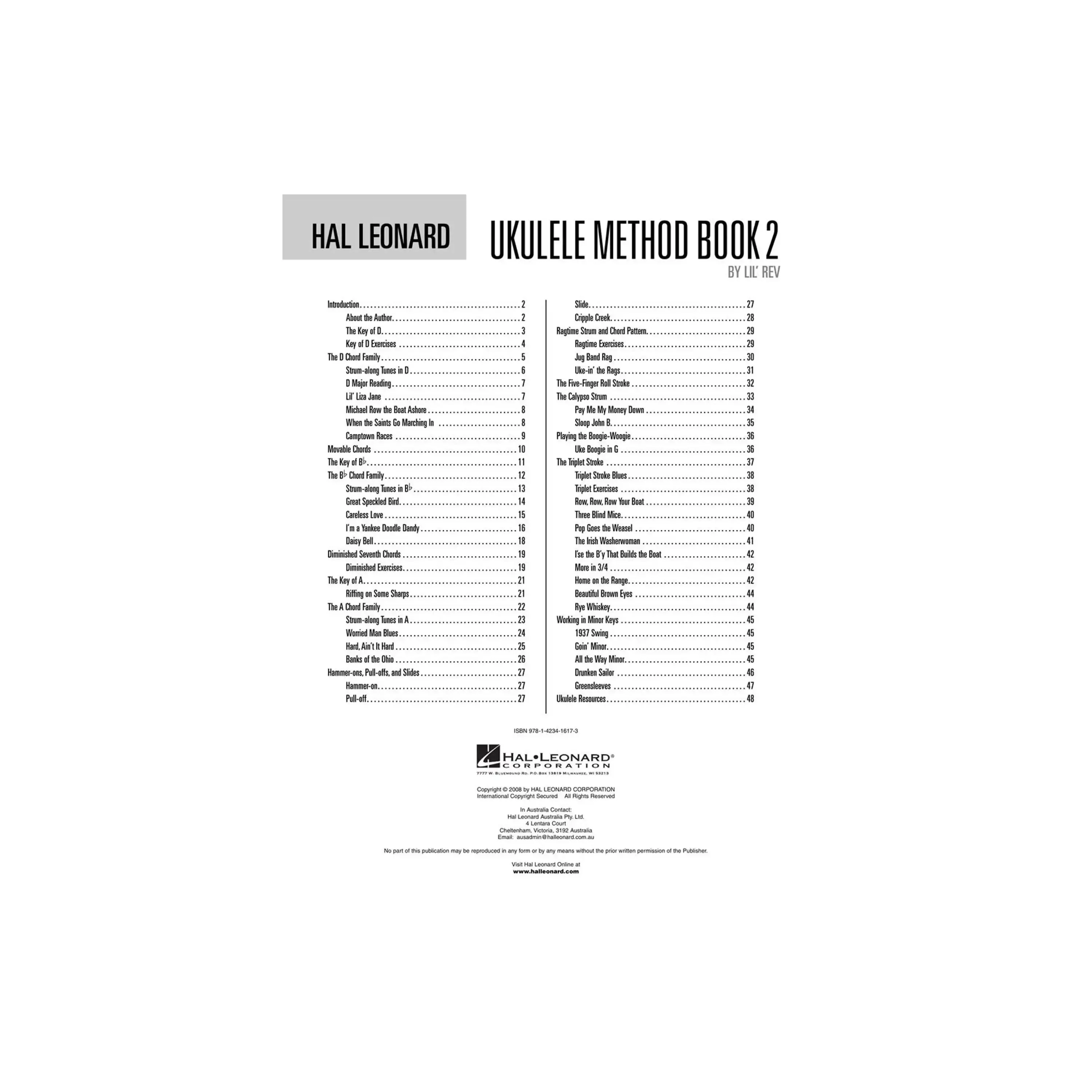 Hal Leonard Softcover Ukulele Method Book 2 - Image 2