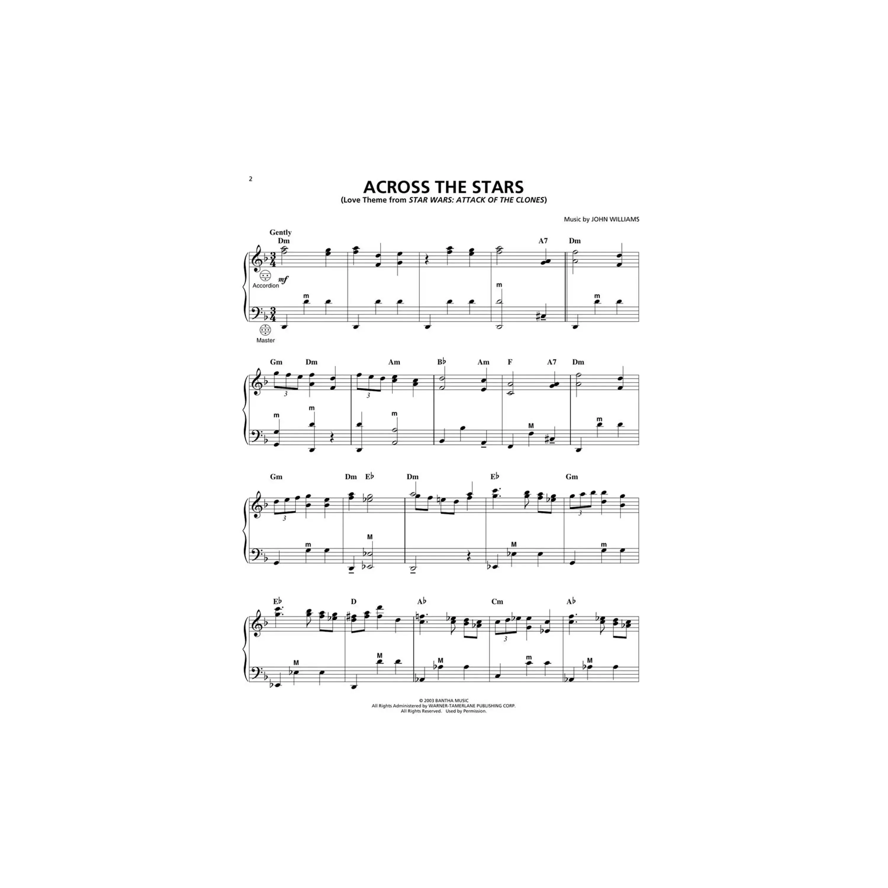 Hal Leonard Star Wars for Accordion Softcover Book - Image 3