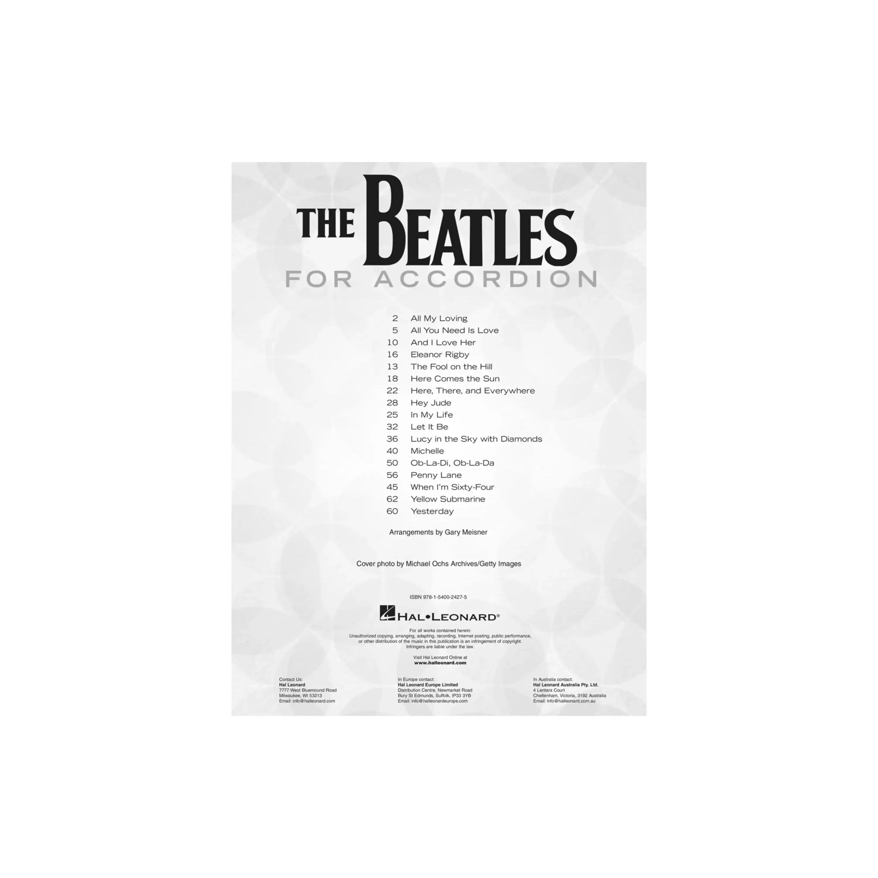 Hal Leonard The Beatles For Accordion Softcover Book - Image 2