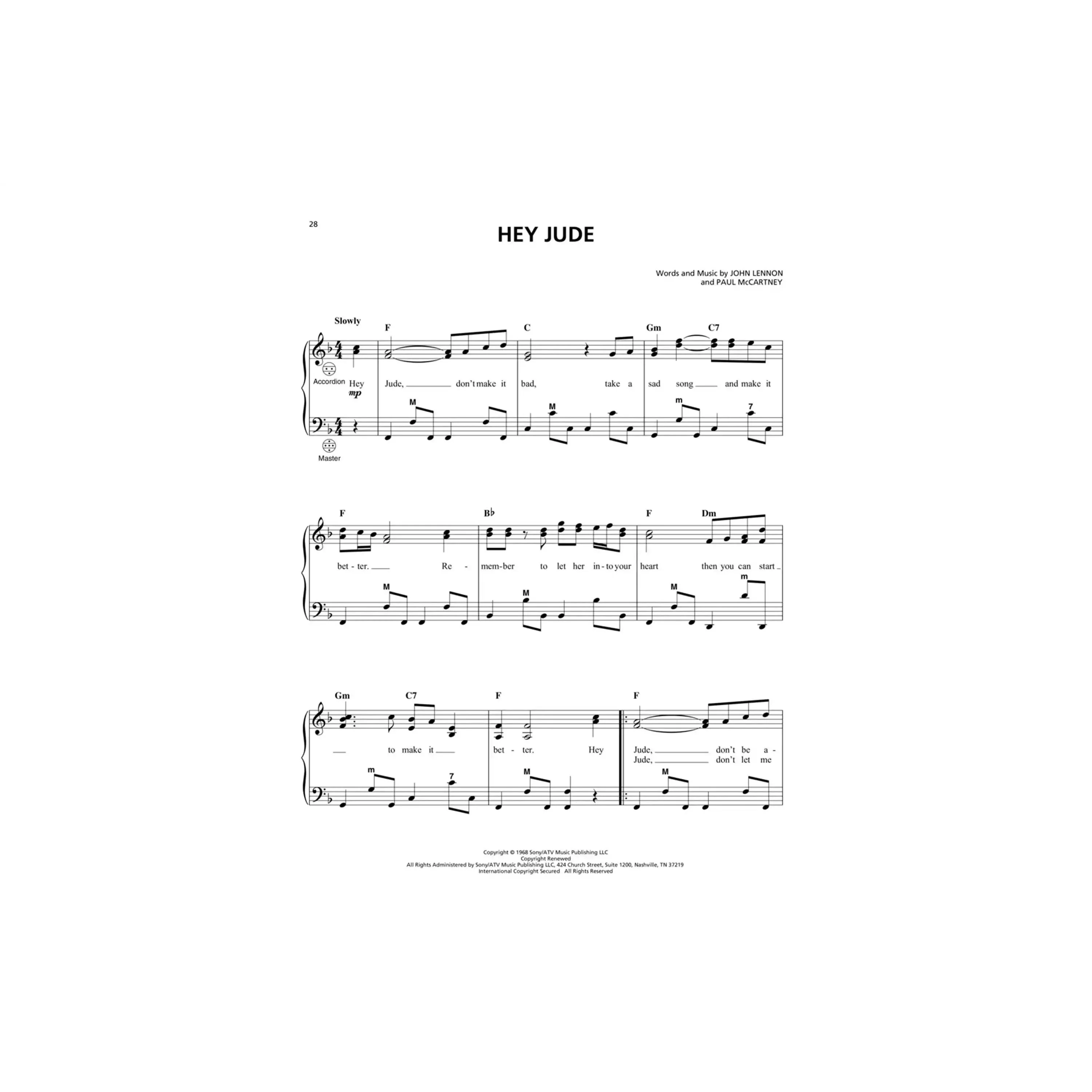 Hal Leonard The Beatles For Accordion Softcover Book - Image 4