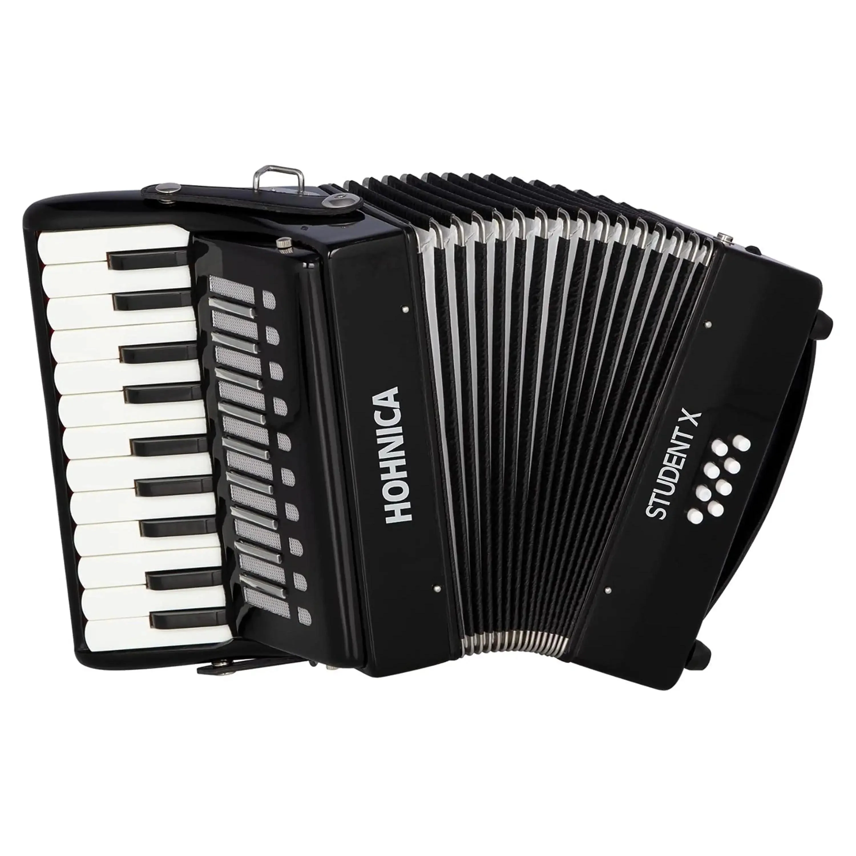Hohner Hohnica 30 Key Student X Piano Accordion - Black