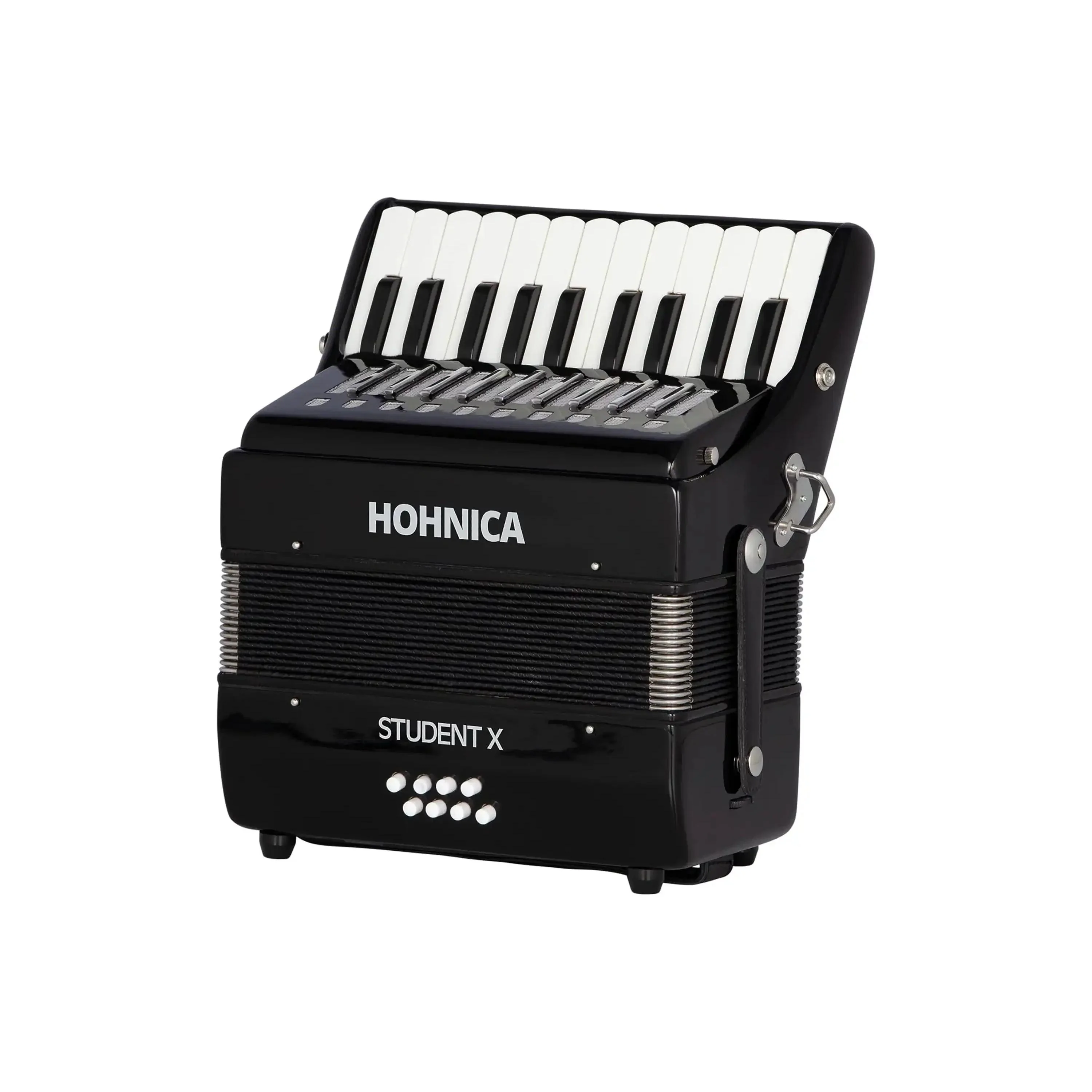 Hohner Hohnica 30 Key Student X Piano Accordion - Black - Image 2
