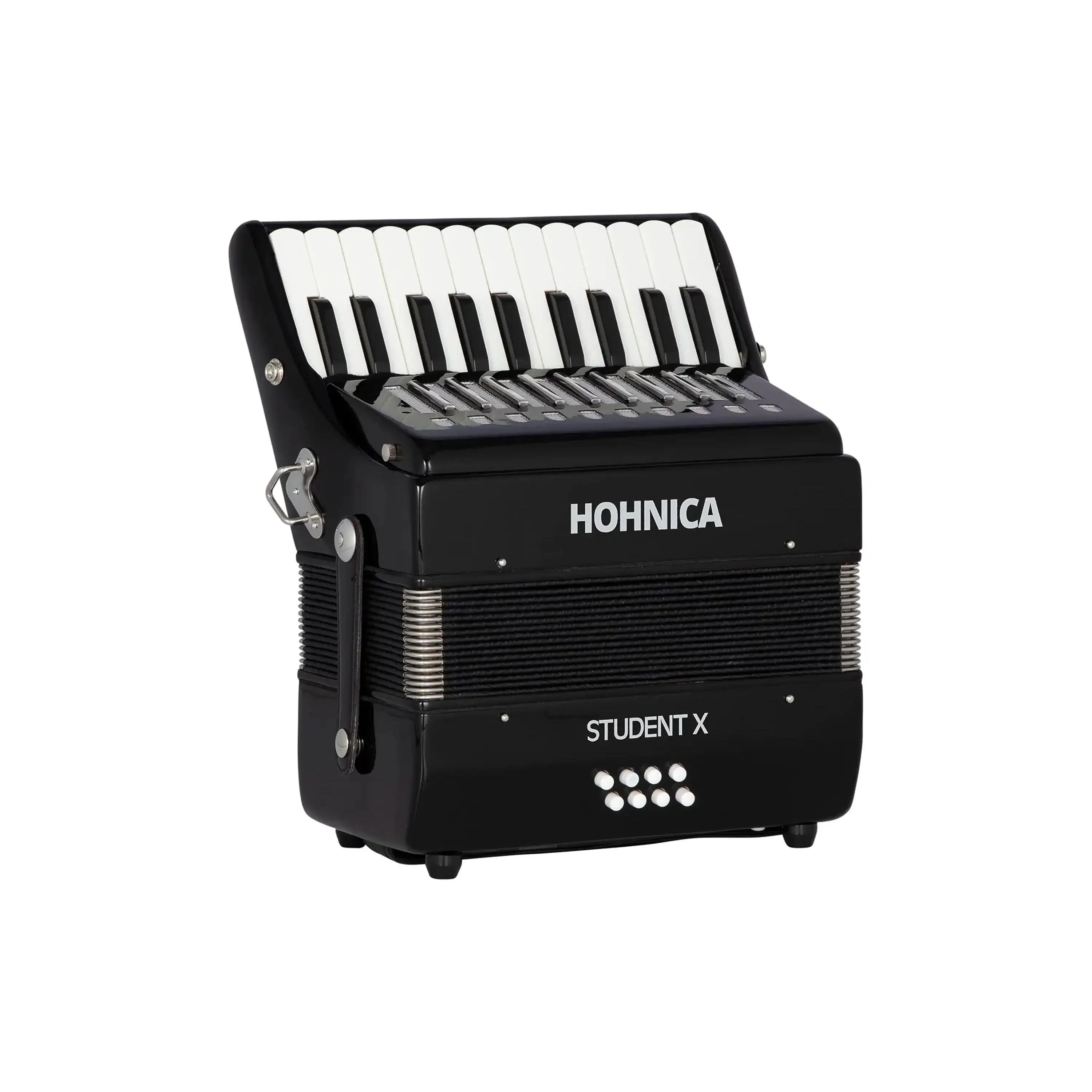Hohner Hohnica 30 Key Student X Piano Accordion - Black - Image 3