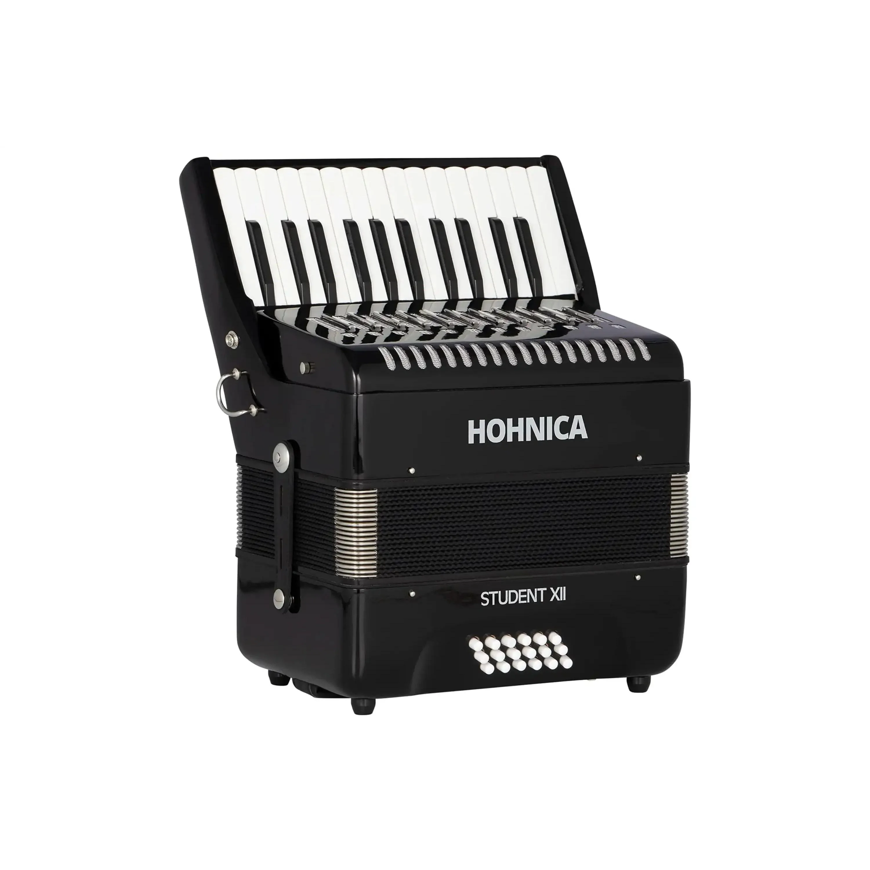 Hohner Hohnica 44 Key Student XII Piano Accordion - Black - Image 3