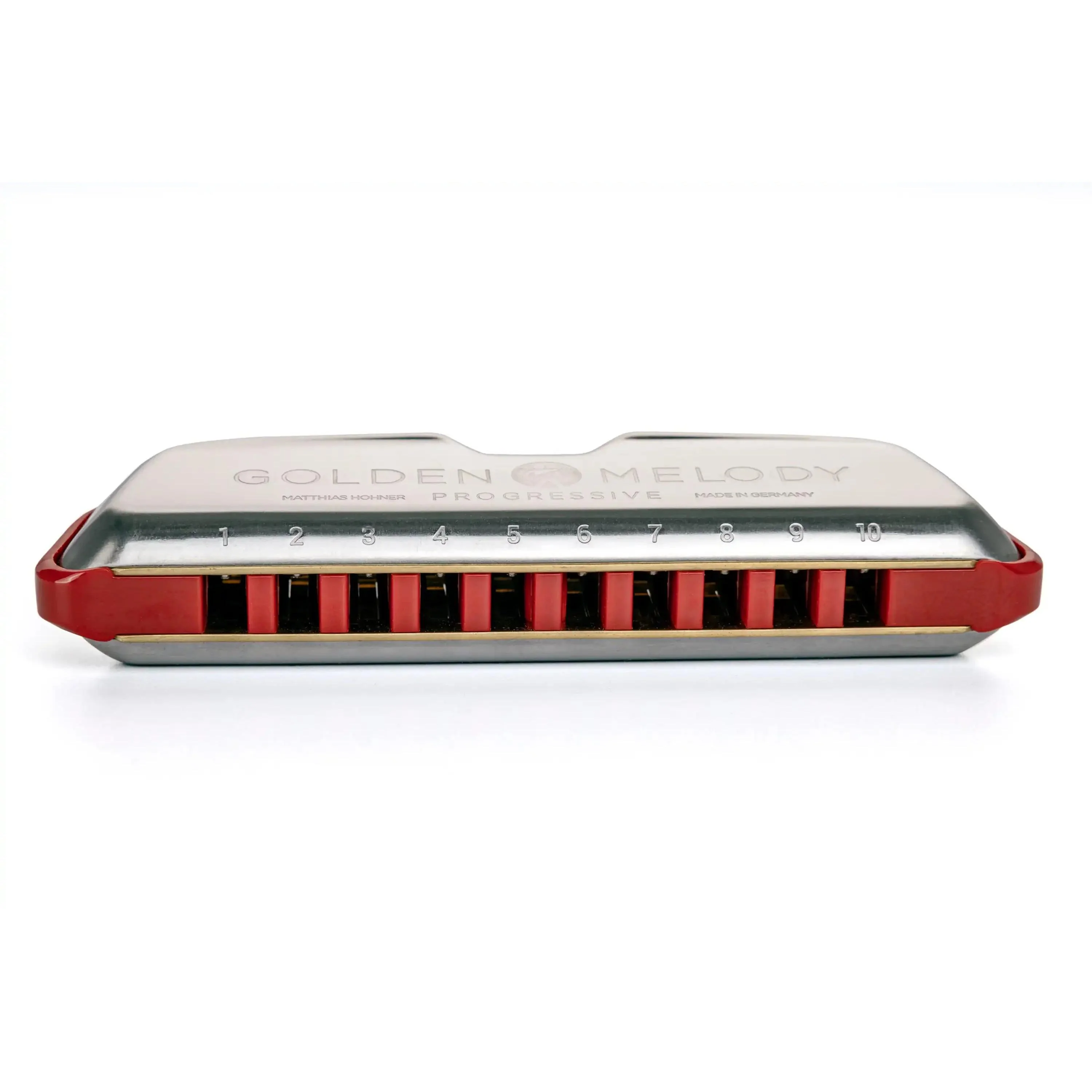 Hohner M544BX-Ab Progressive Golden Melody Harmonica - Key of Ab - Image 2