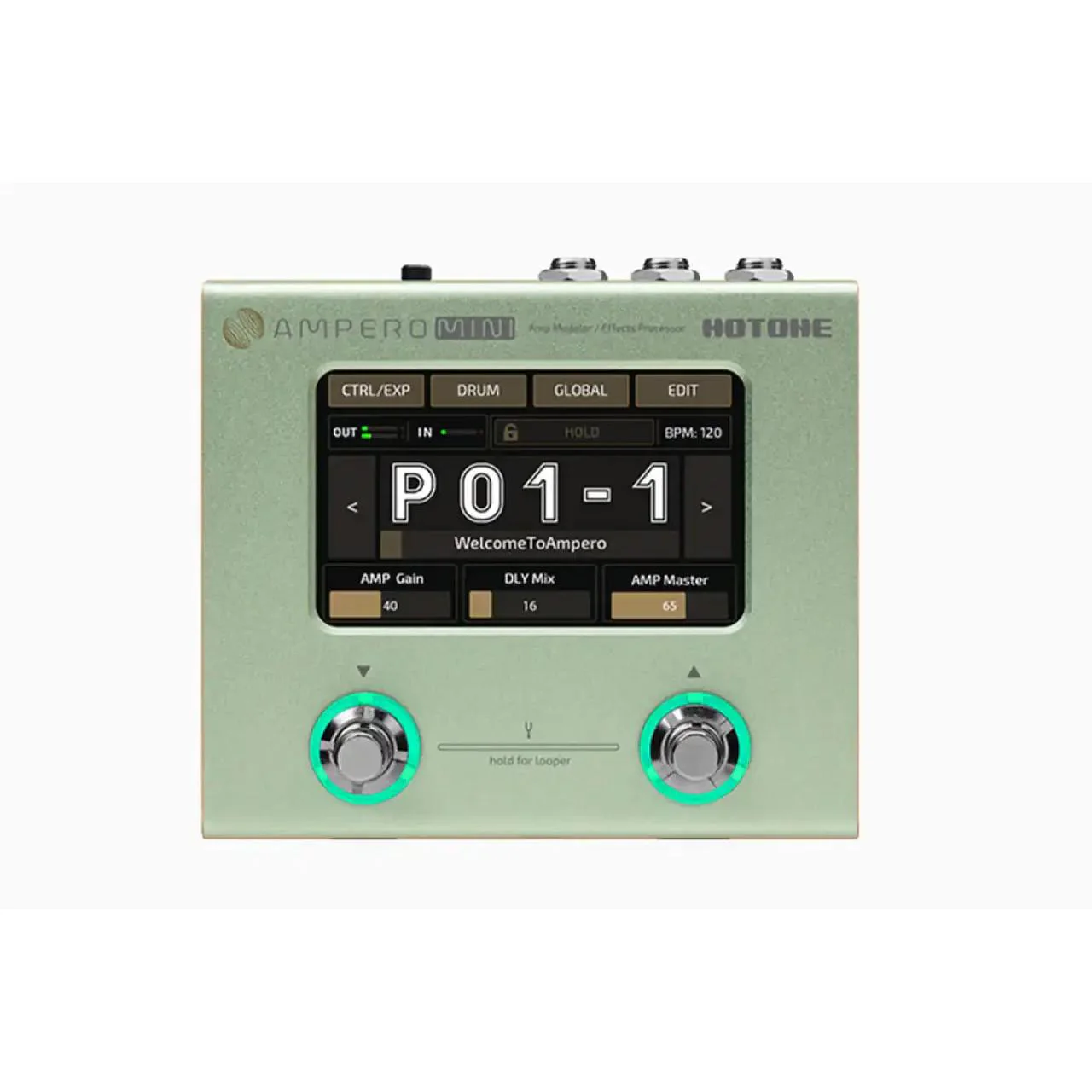 Hotone MP-50MC Ampero Mini Guitar Pedal - Matcha