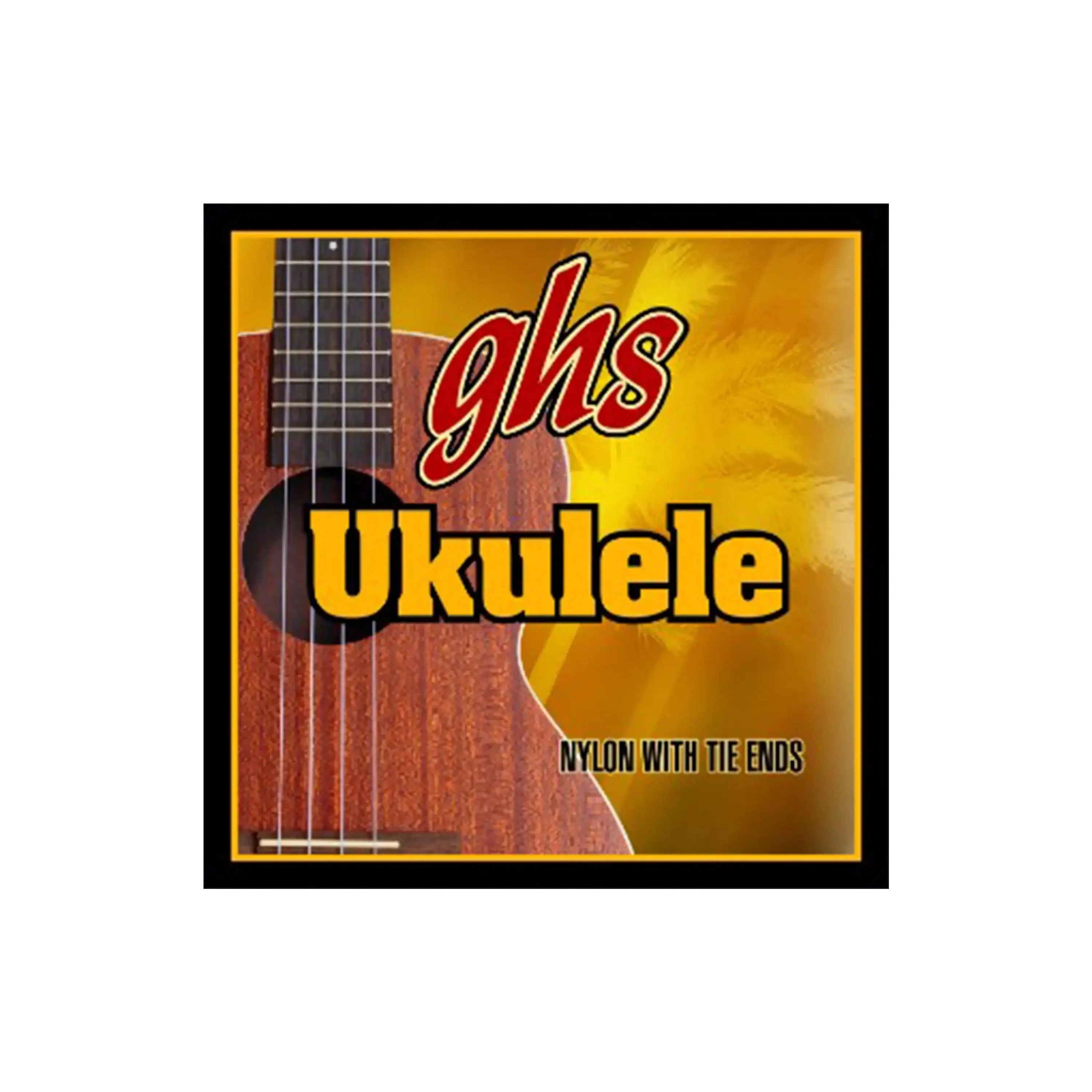 GHS-H-100 BARITONE Black Nylon/Silverwound Strings