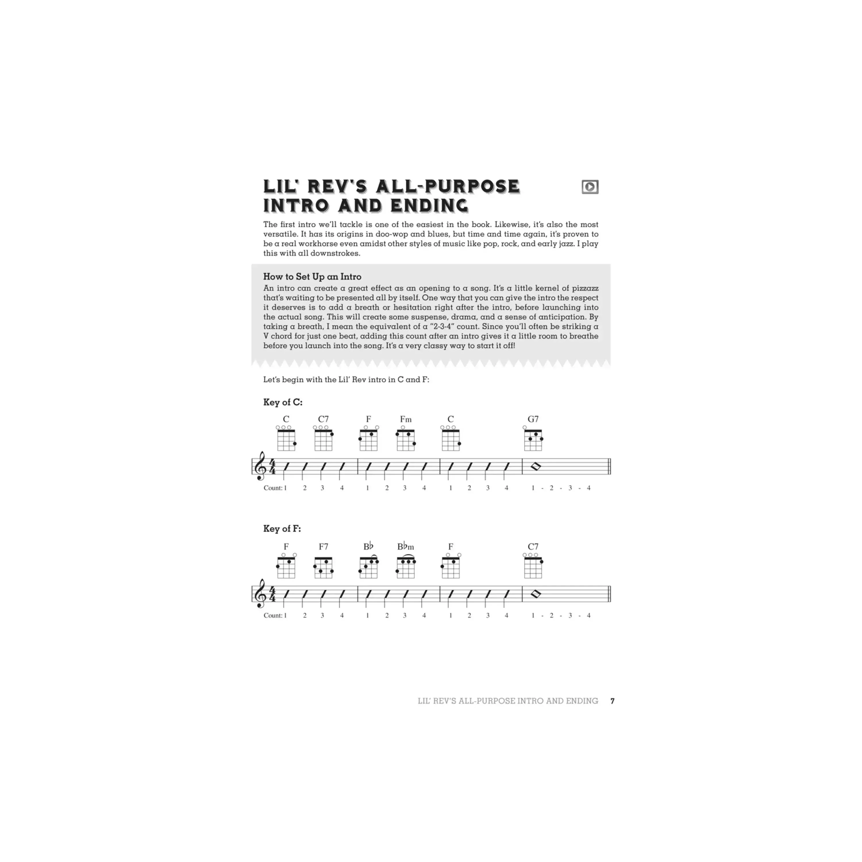 Intro, Endings, & Turnarounds For Ukulele - Image 3