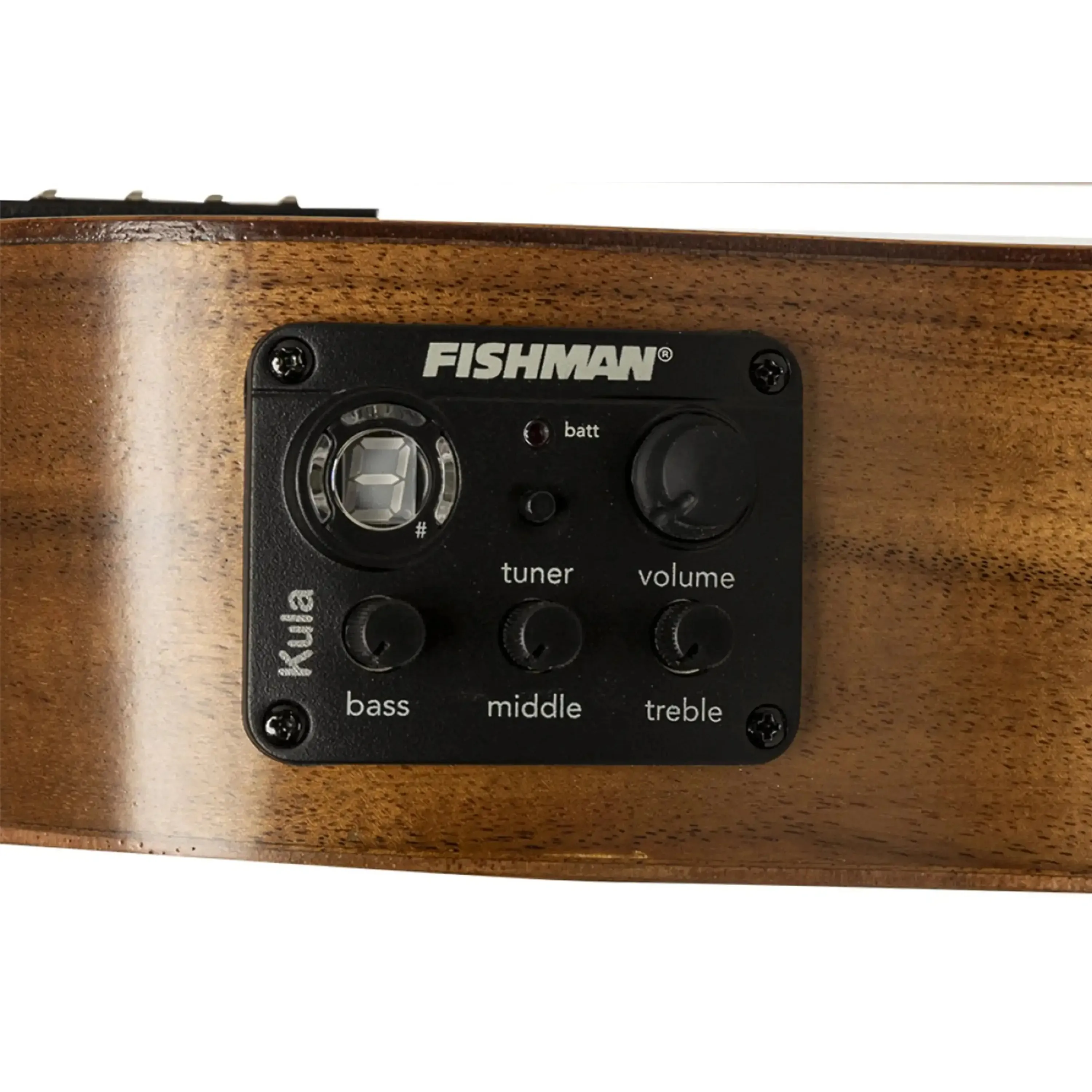 Islander AC-4-EQ Flamed Acacia Concert Ukulele w/ Pickup - Image 4