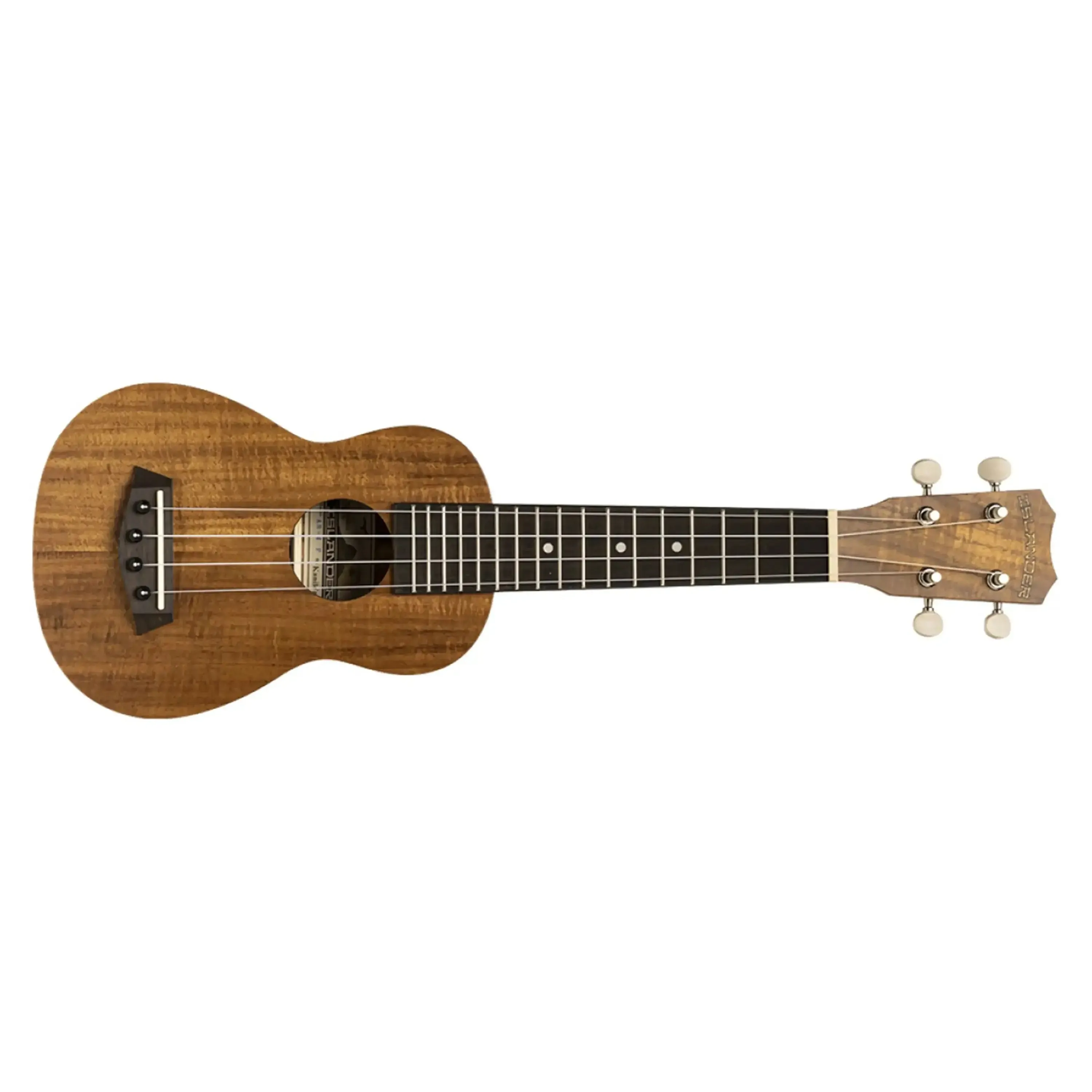 Islander AS-4 Flamed Acacia Soprano Ukulele - Image 3