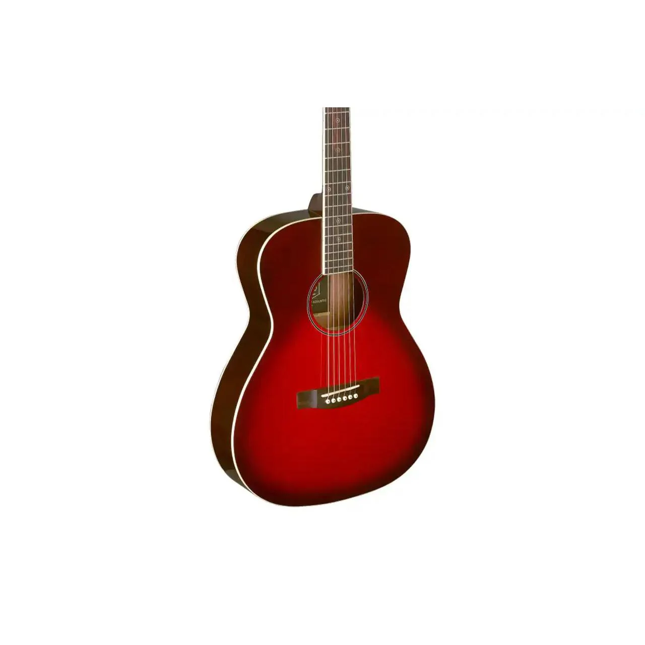 J.N Guitars BES-A TRB Solid Spruce Top Redburst Acoustic Guitar