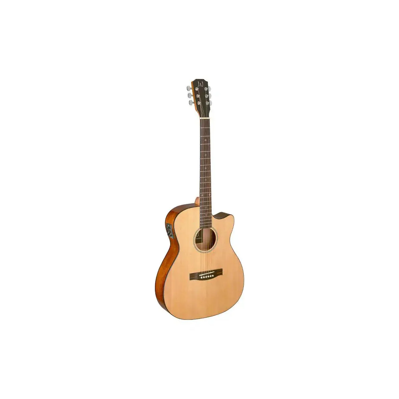 J.N Guitars BES-ACE-N Solid Spruce Top Acoustic Electric Guitar - Image 2