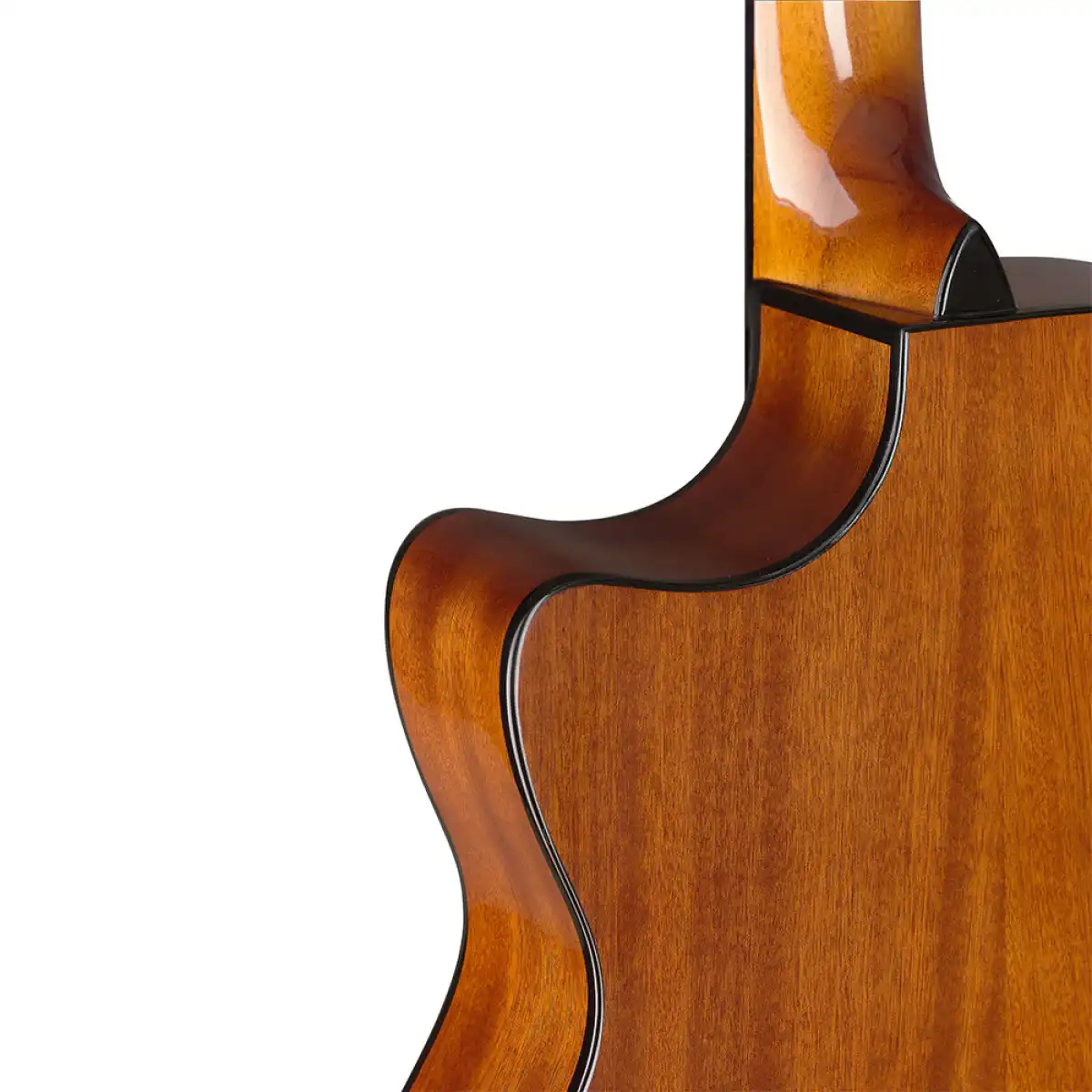 J.N Guitars BES-ACE-N Solid Spruce Top Acoustic Electric Guitar - Image 3