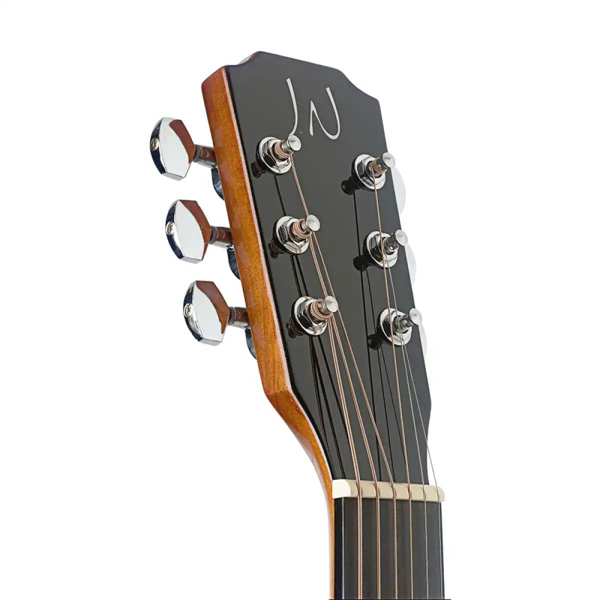 J.N Guitars BES-ACE-N Solid Spruce Top Acoustic Electric Guitar - Image 6