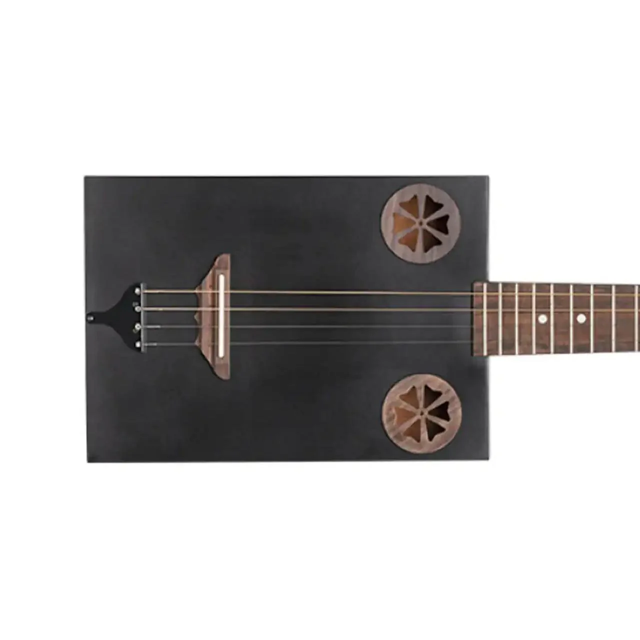 J.N Guitars CASK-FIRKCOAL Sapele Cigar Box Acoustic Guitar