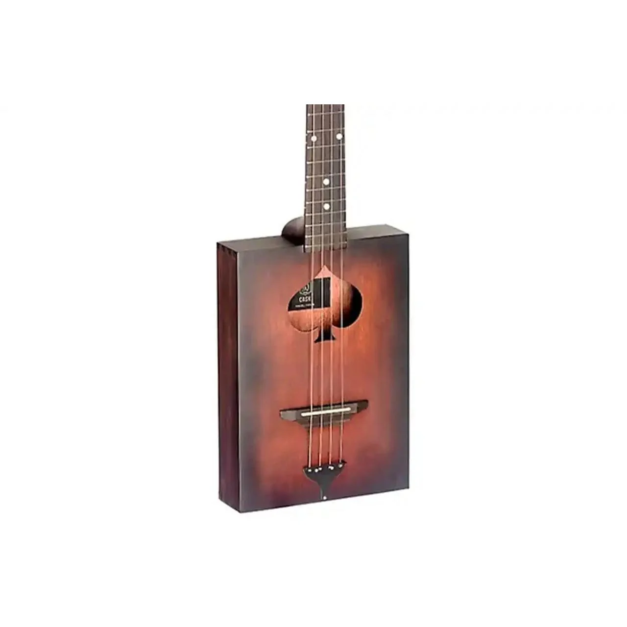 J.N Guitars CASK-FIRKIN-1 Spruce Cigar Box Acoustic Guitar