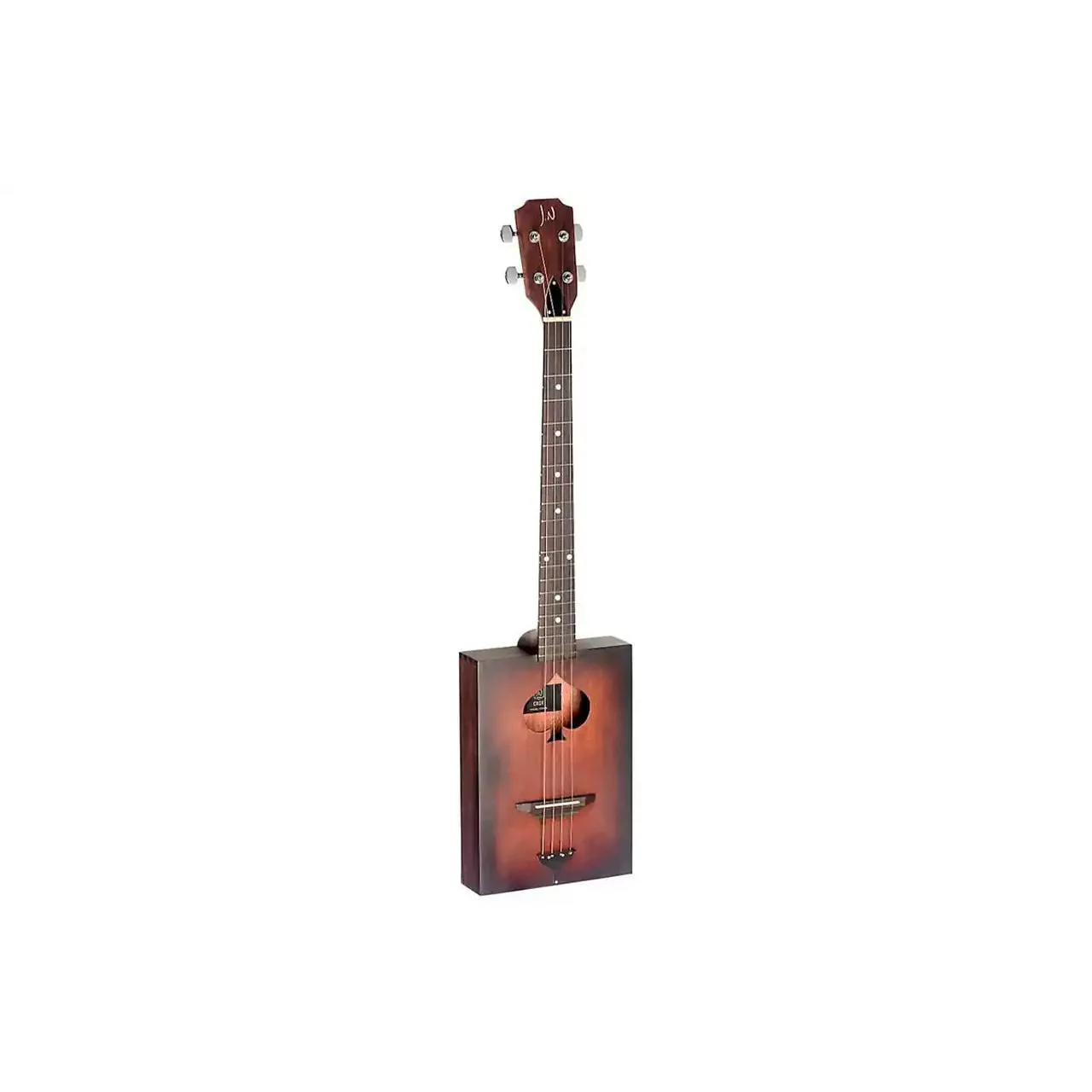 J.N Guitars CASK-FIRKIN-1 Spruce Cigar Box Acoustic Guitar - Image 2