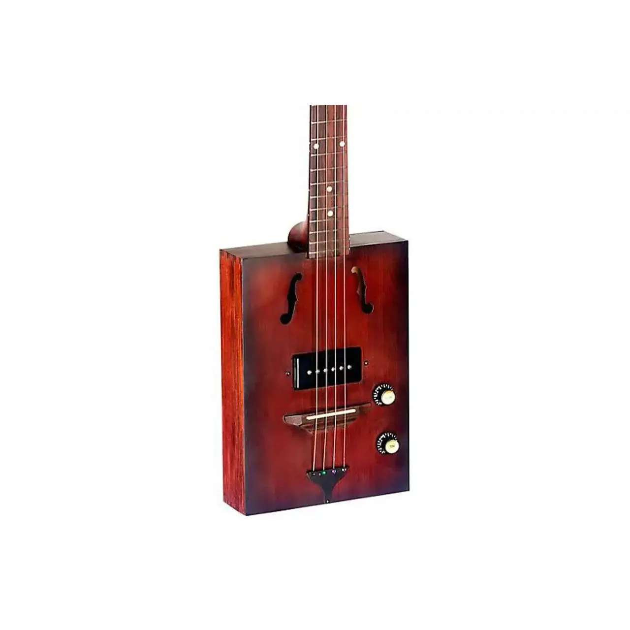 J.N Guitars CASK-HOGSHEAD-1 Spruce Cigar Box Acoustic Electric Guitar