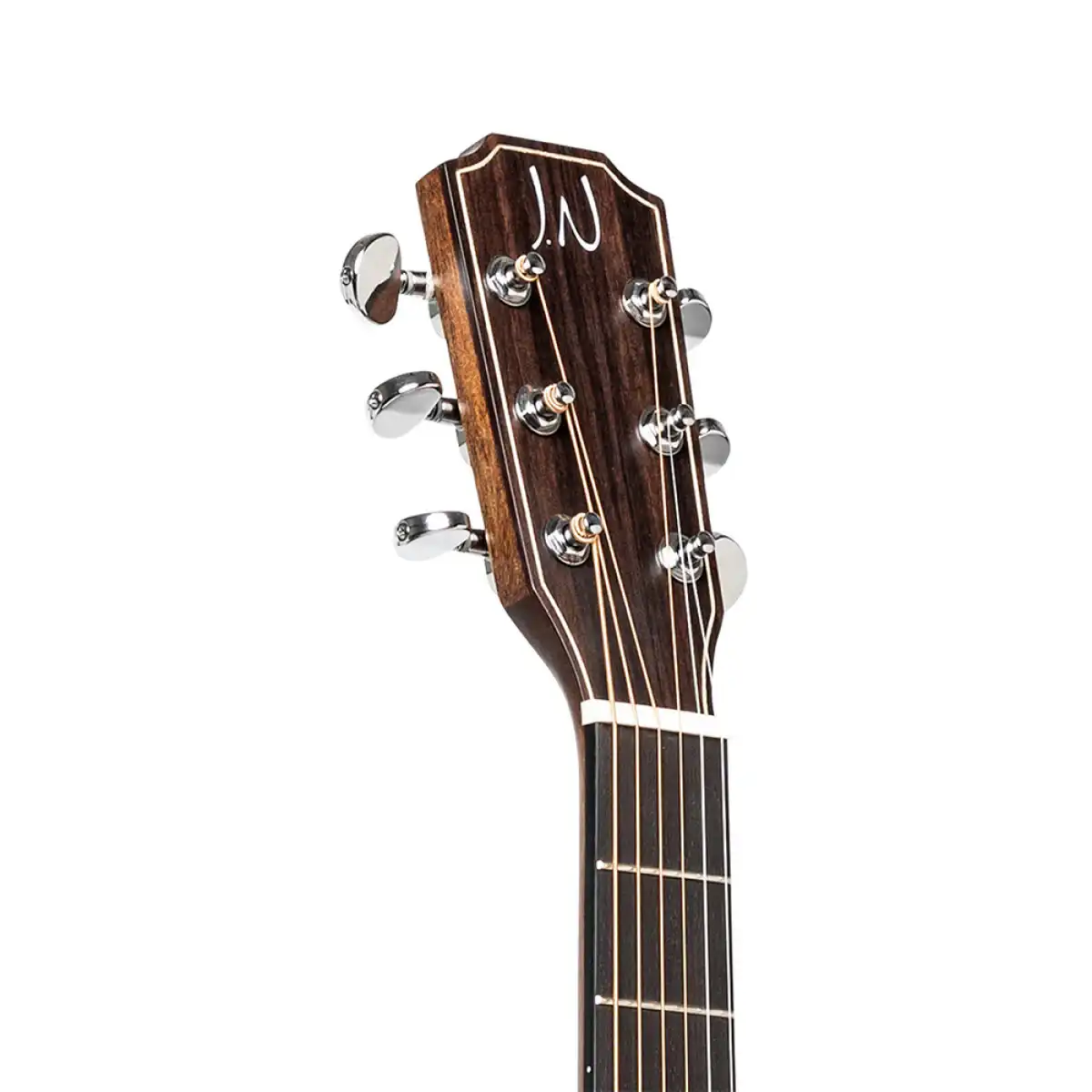 J.N Guitars DOV-A Solid Mahogany Top Acoustic Guitar - Image 5